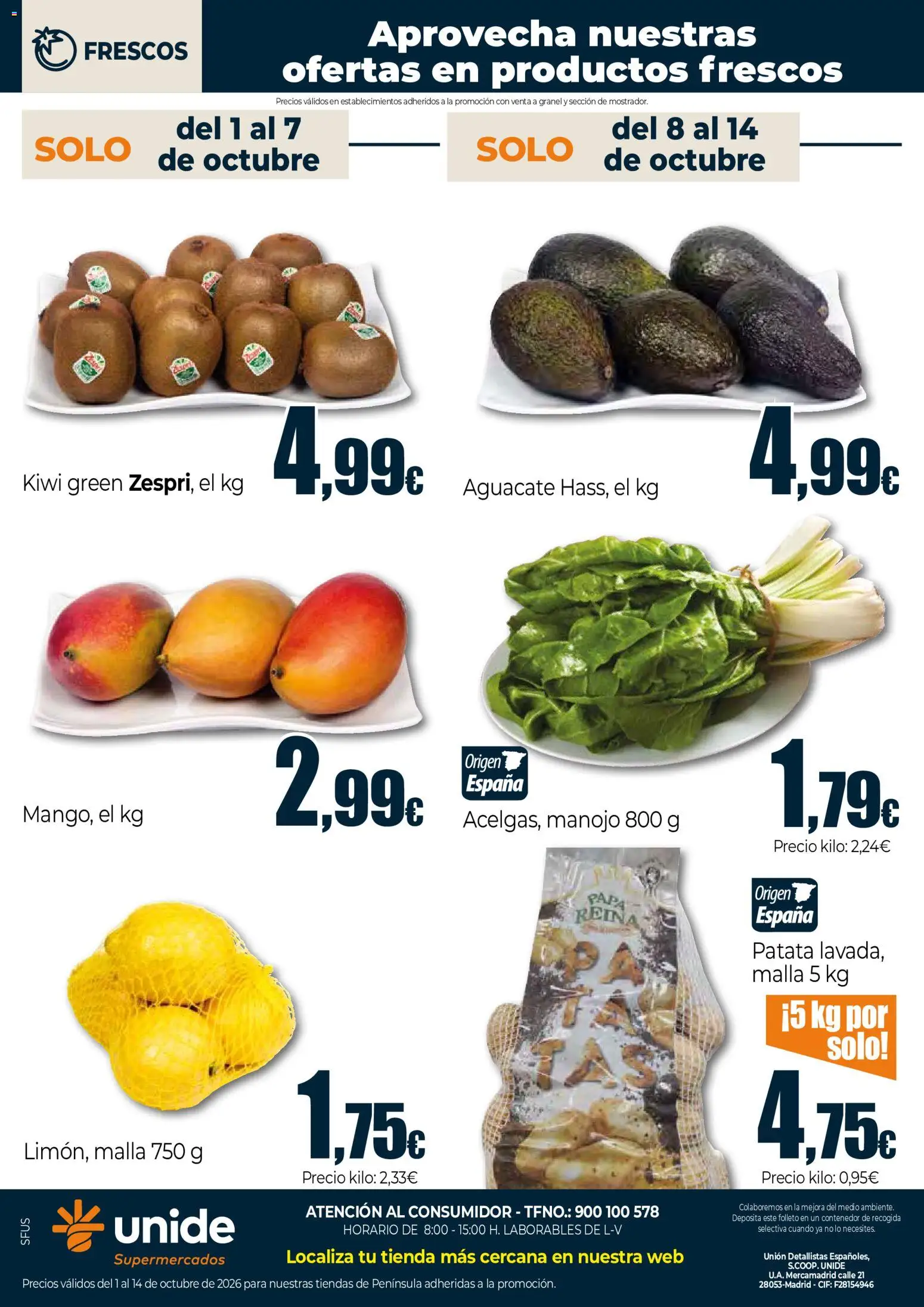 Unide folleto │ válido desde el 01/10/2026 | Página: 8 | Productos: Aguacate, Kiwi