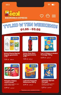 Náhled letáku Biedronka Polsko leták - Biek Exspress od 01.05.2026 | Strana: 7