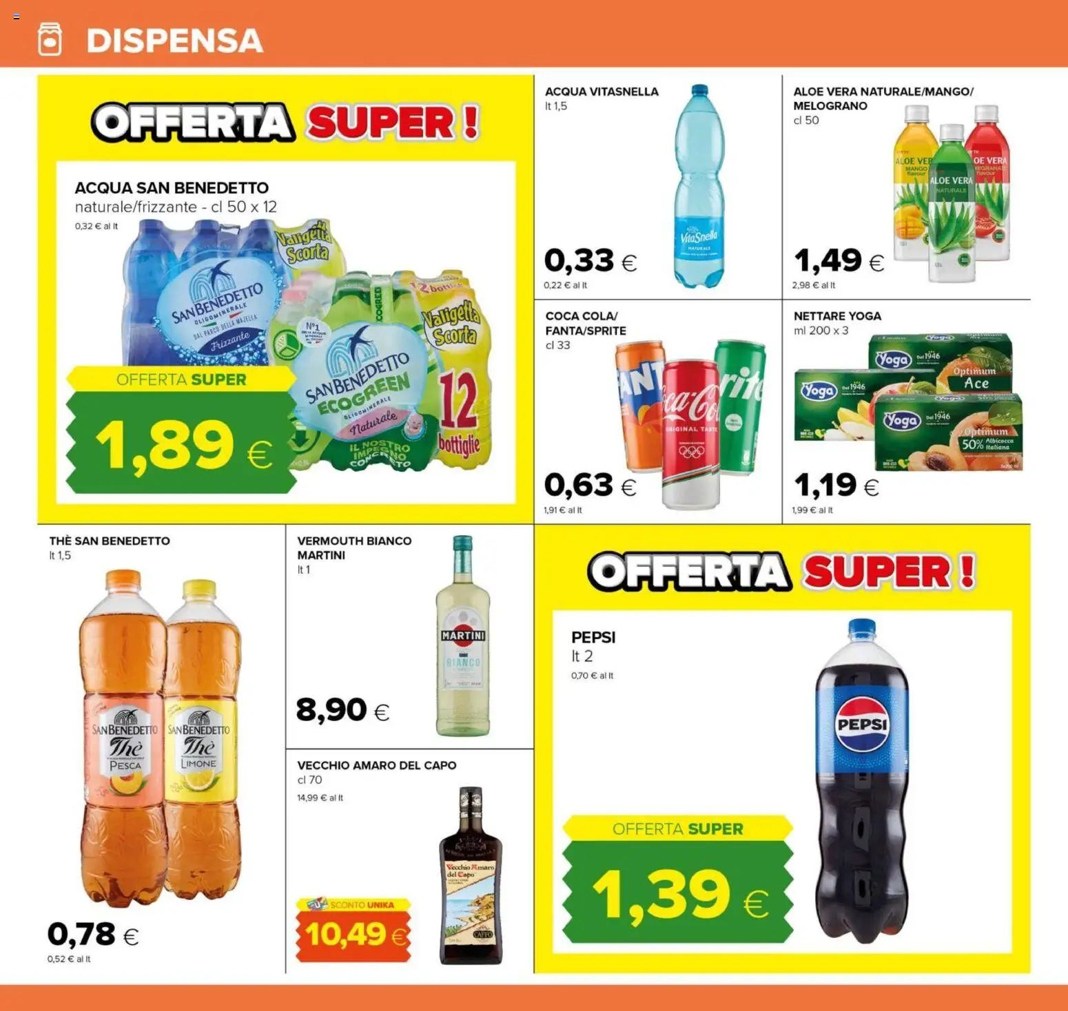 Volantino Tigre del 21.05.2026 | Pagina: 18 | Prodotti: Limone, The, Aloe vera, Pepsi