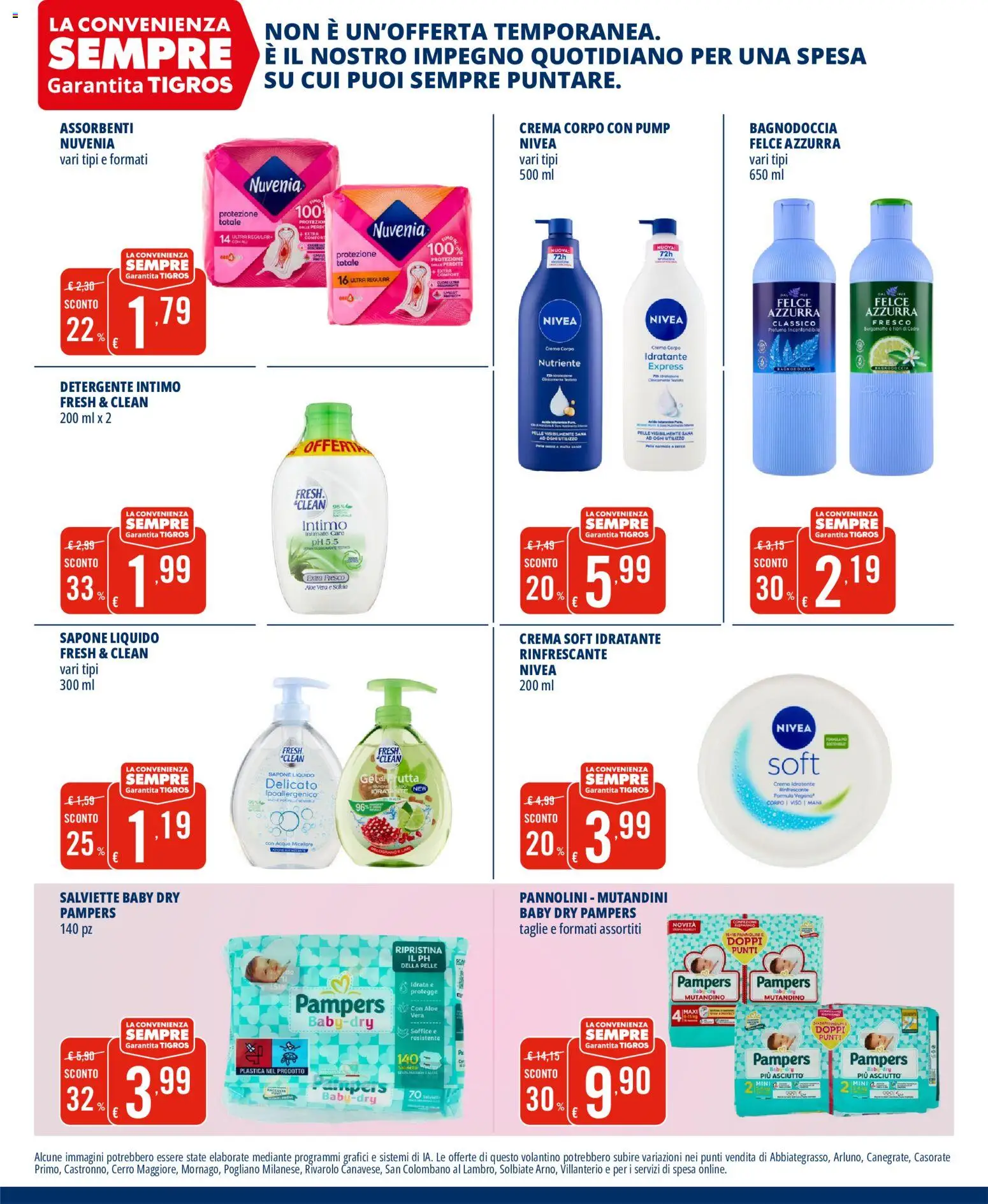 Volantino Tigros del 19/08/2026 | Pagina: 9 | Prodotti: Sapone, Detergente, Frutta, Aloe vera