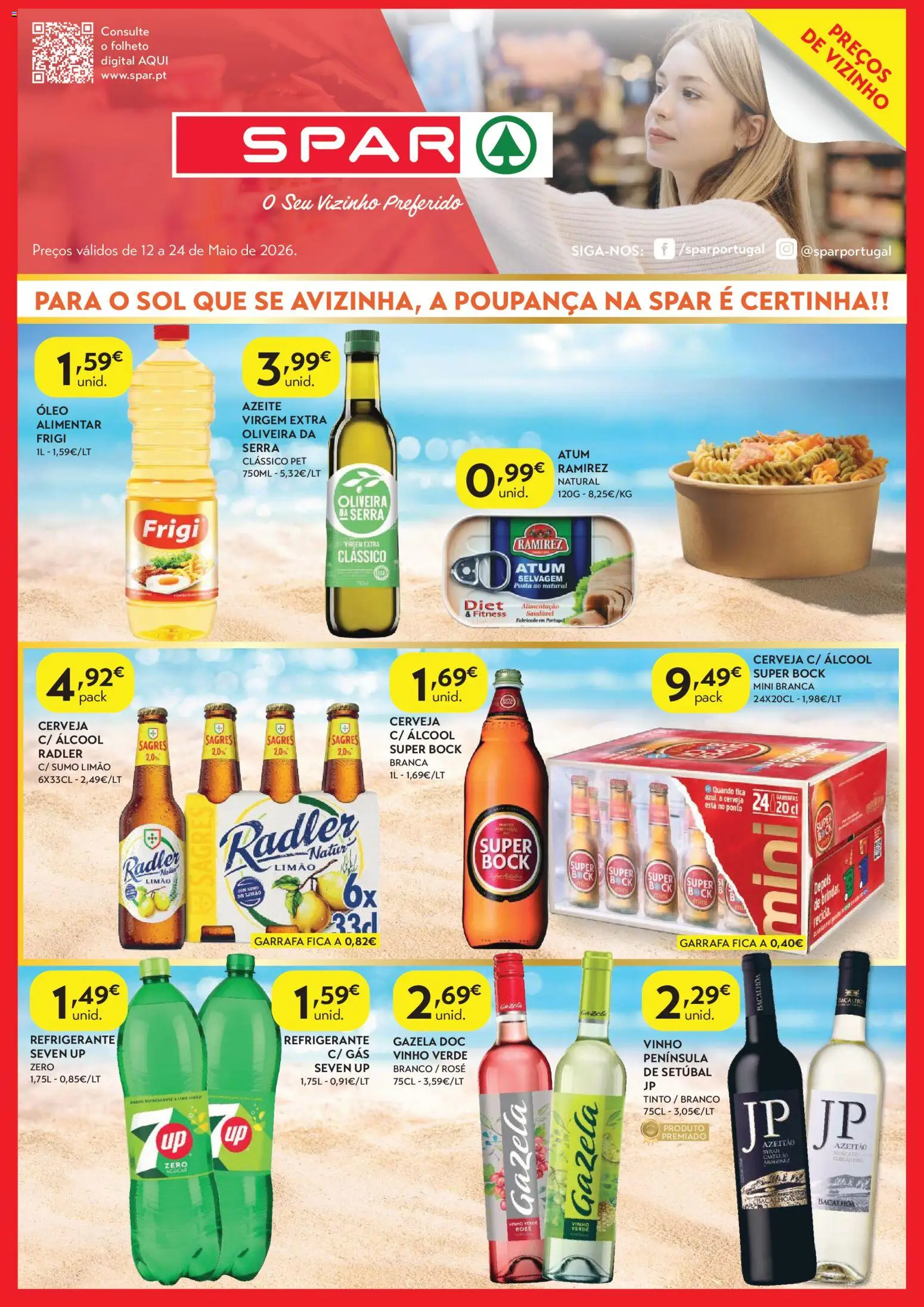 Spar folheto │ válido de 12.05.2026 | Página: 1 | Produtos: Refrigerante, Atum, Super bock, Vinho