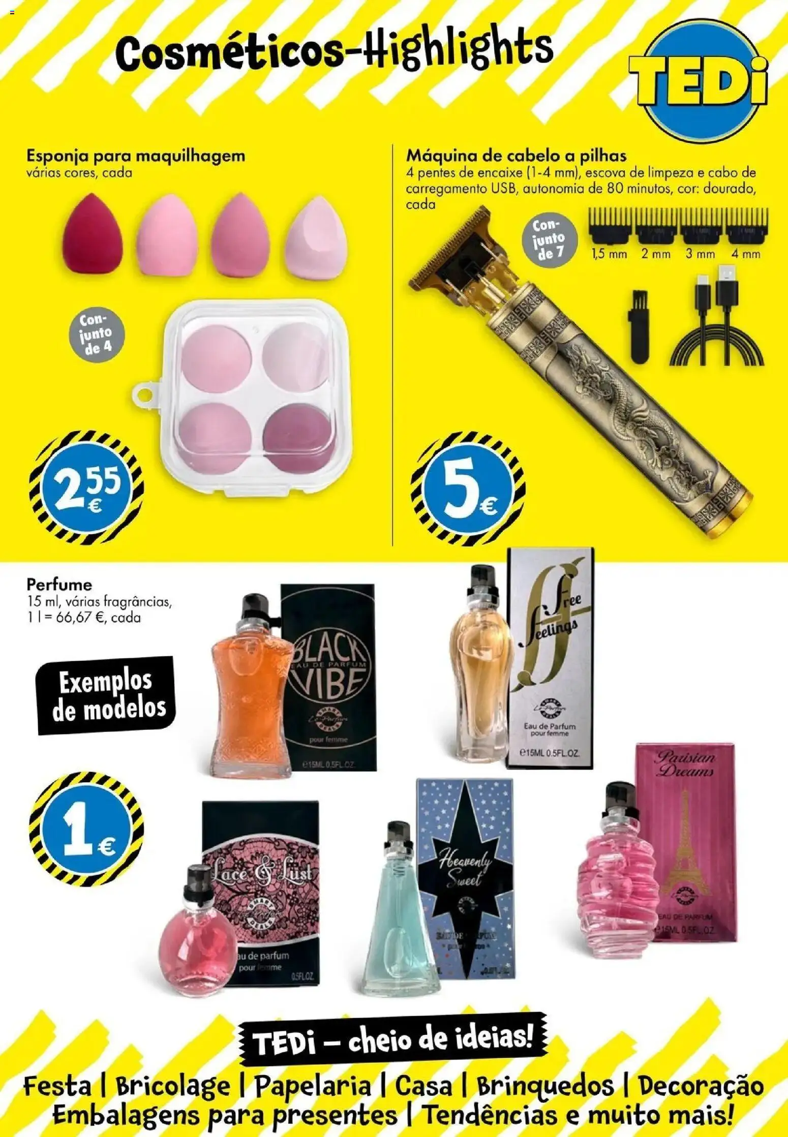 TEDi folheto - Guimarães » de 25/08/2026 - 31/08/2026 | Página: 13 | Produtos: Escova de limpeza, Cabo, Esponja, Pilhas