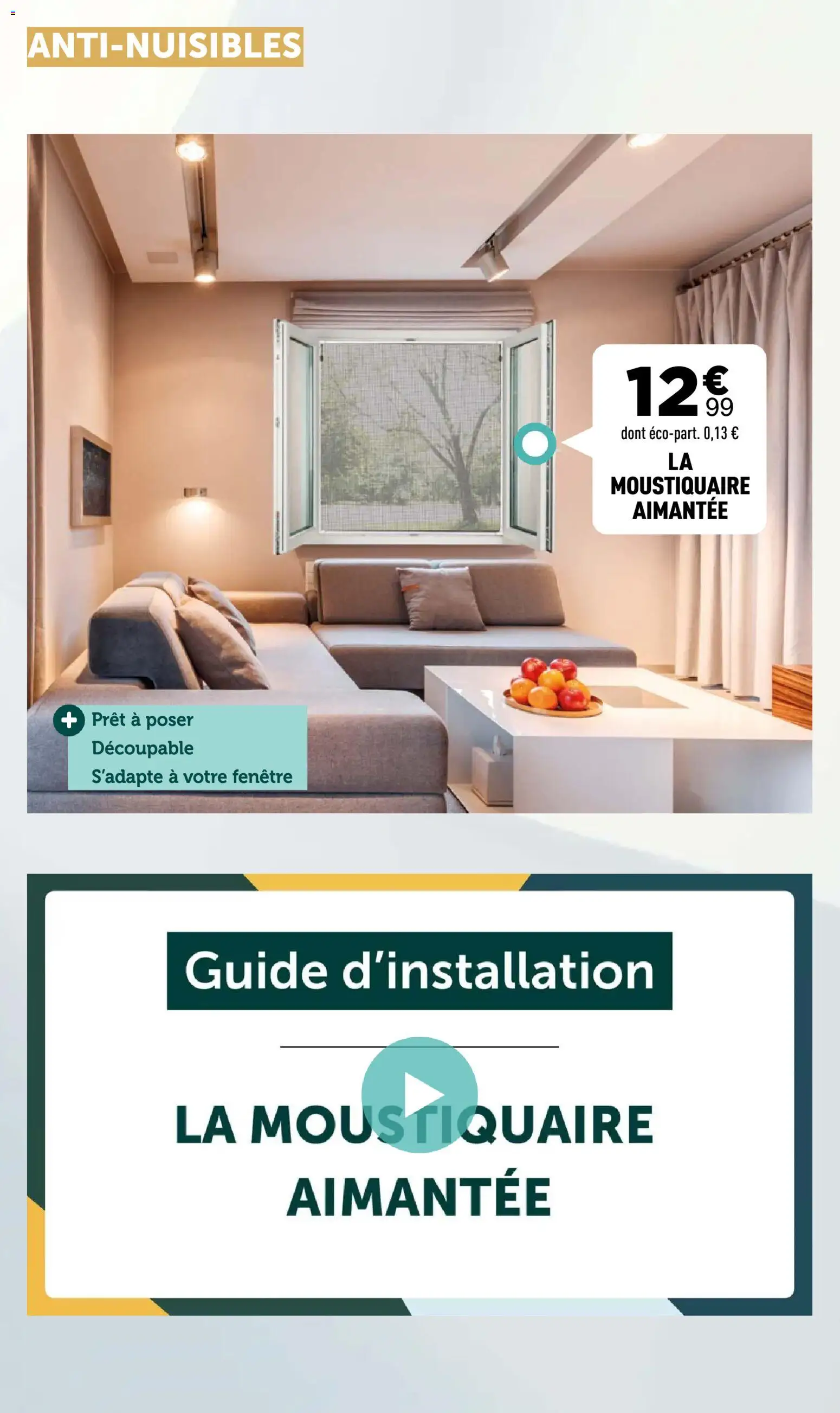 {H1} | Page: 45 | Produits: Moustiquaire, Moustiquaire aimantée