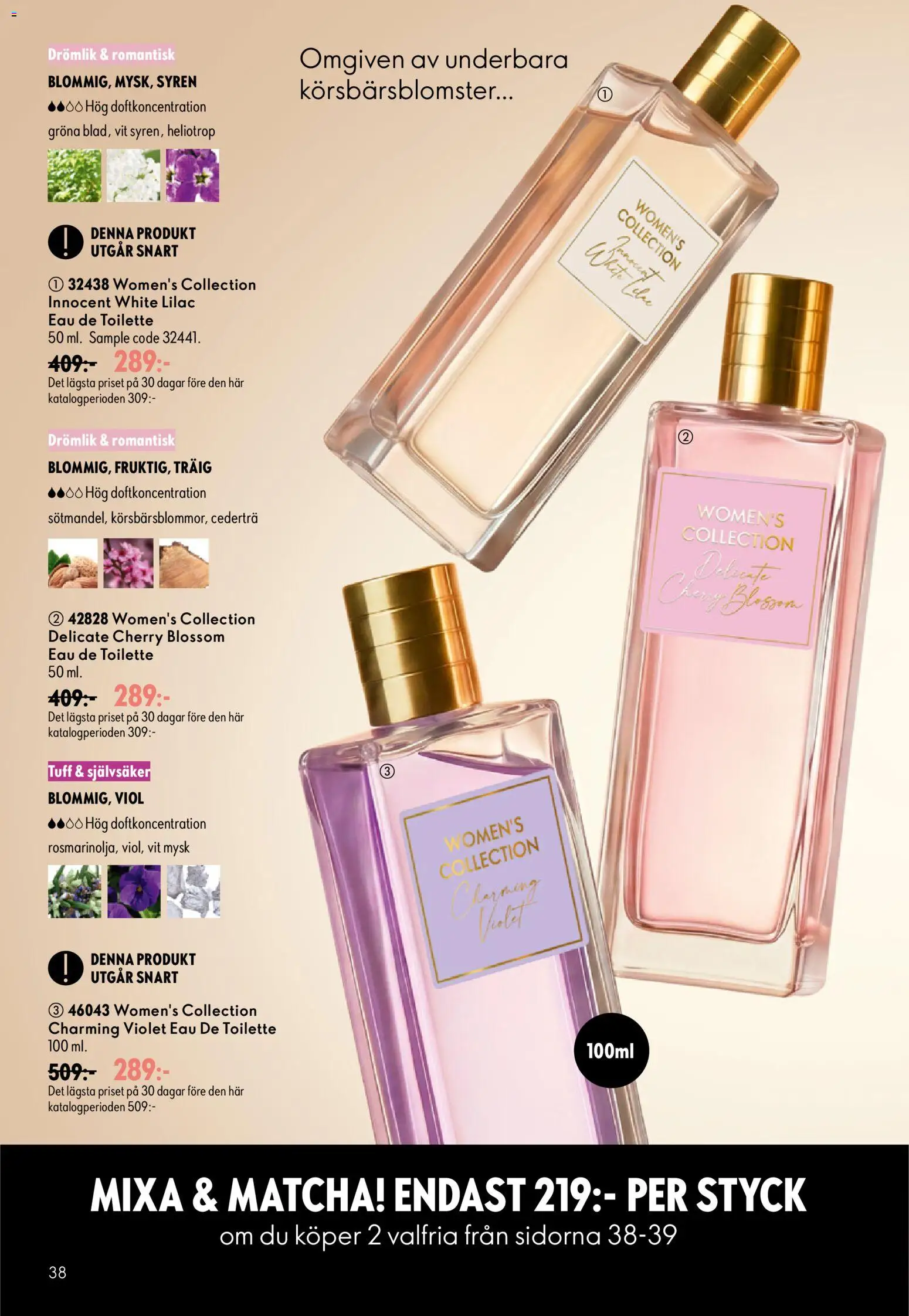 Oriflame reklamblad aktuell från 16/09/2026 | Sida: 38 | Produkter: Eau de toilette, Matcha