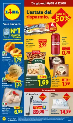 Anteprima del volantino Lidl volantino valido a partire dal 06/08/2026