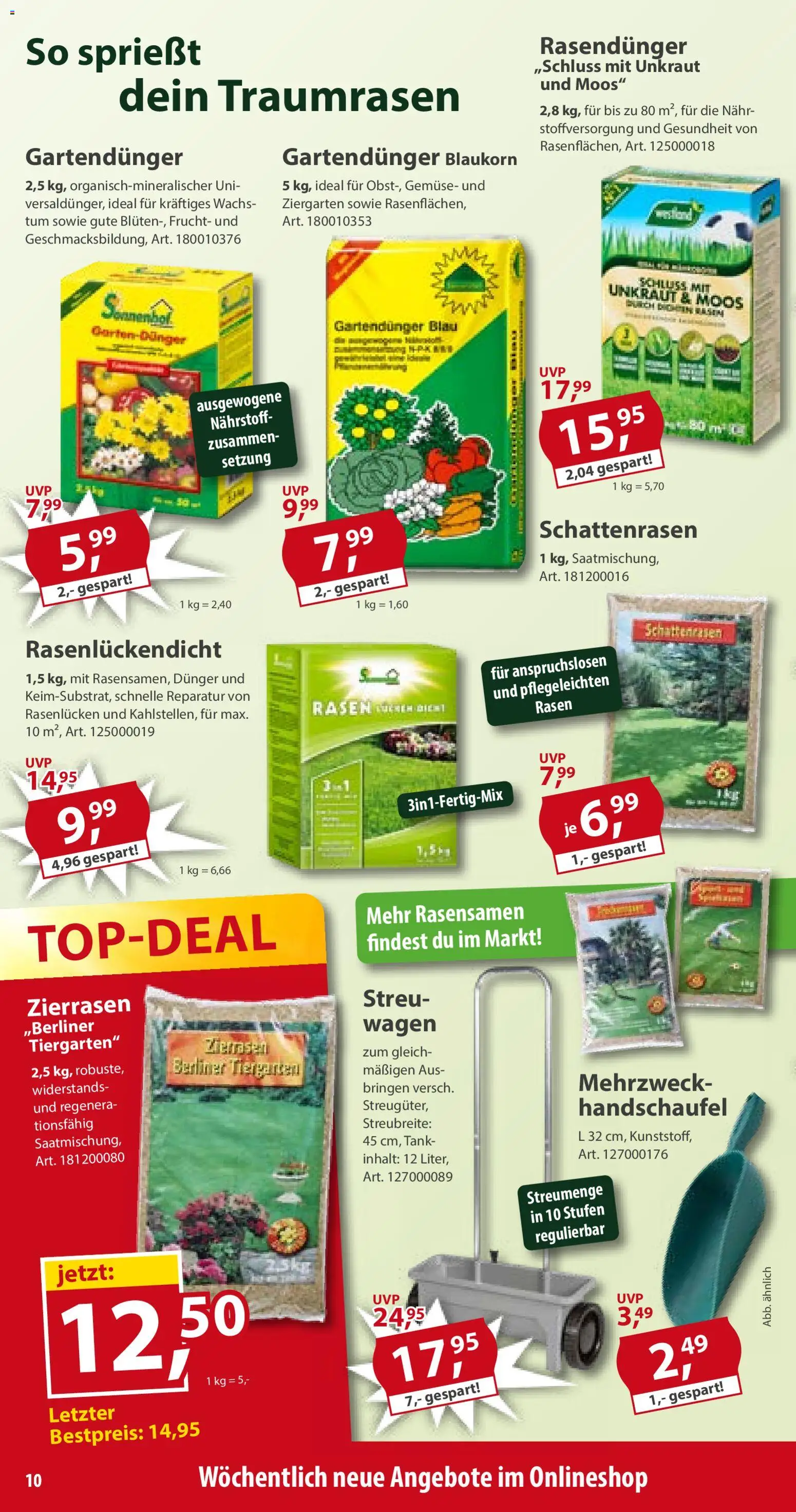 Sonderpreis Baumarkt Prospekt 	 – gültig ab 16.05.2026 | Seite: 10 | Produkte: Berliner, Gemüse