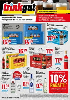 Trinkgut - trinkgut: Wochenangebote ab 28.06.2026 gültig