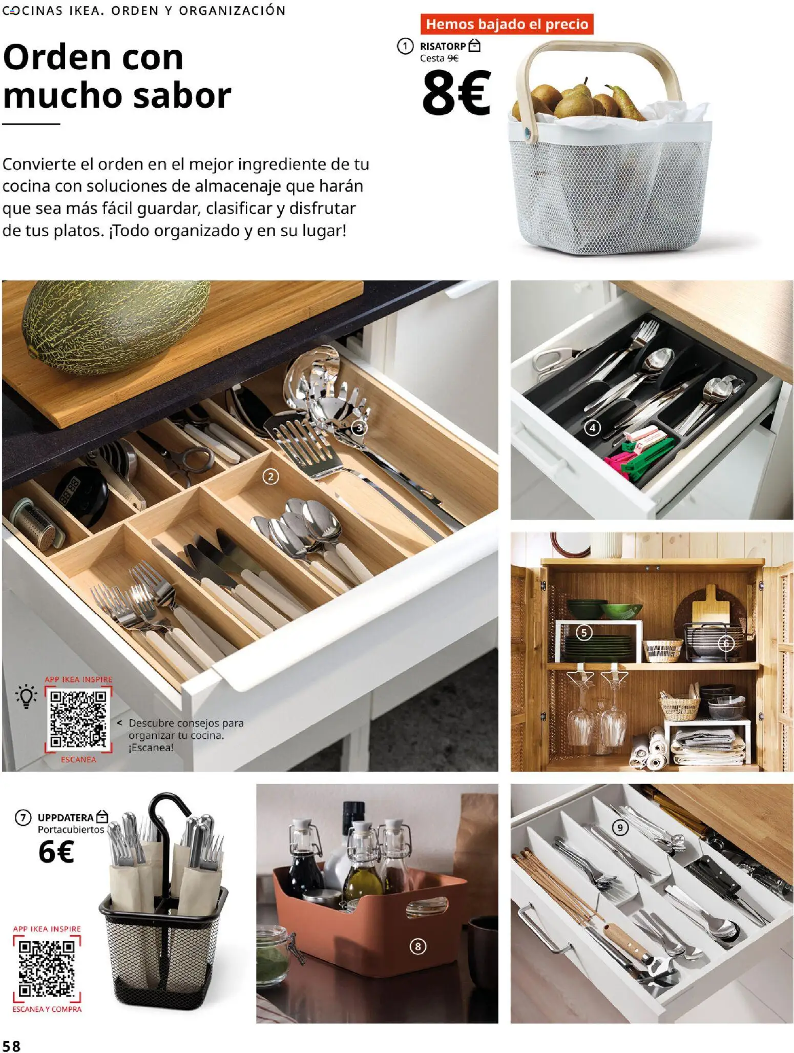 IKEA - Accesorios y decoración │ válido desde el 01/09/2026 | Página: 58 | Productos: Cocina, Almacenaje, Cesta