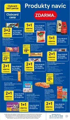 Náhled letáku Mini pizza šunková s kukuřicí, 75 g od 19.08.2026 | Strana: 19