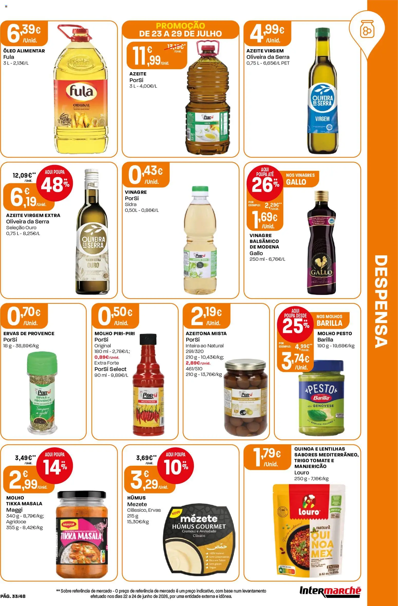 Intermarché folheto │ válido de 23/07/2026 | Página: 33
