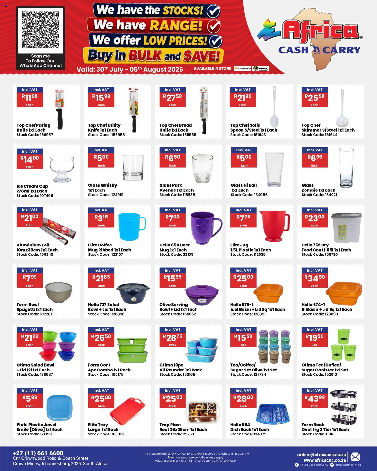 New Africa Cash & Carry catalogue – valid from 30/07/2026 | Page: 54