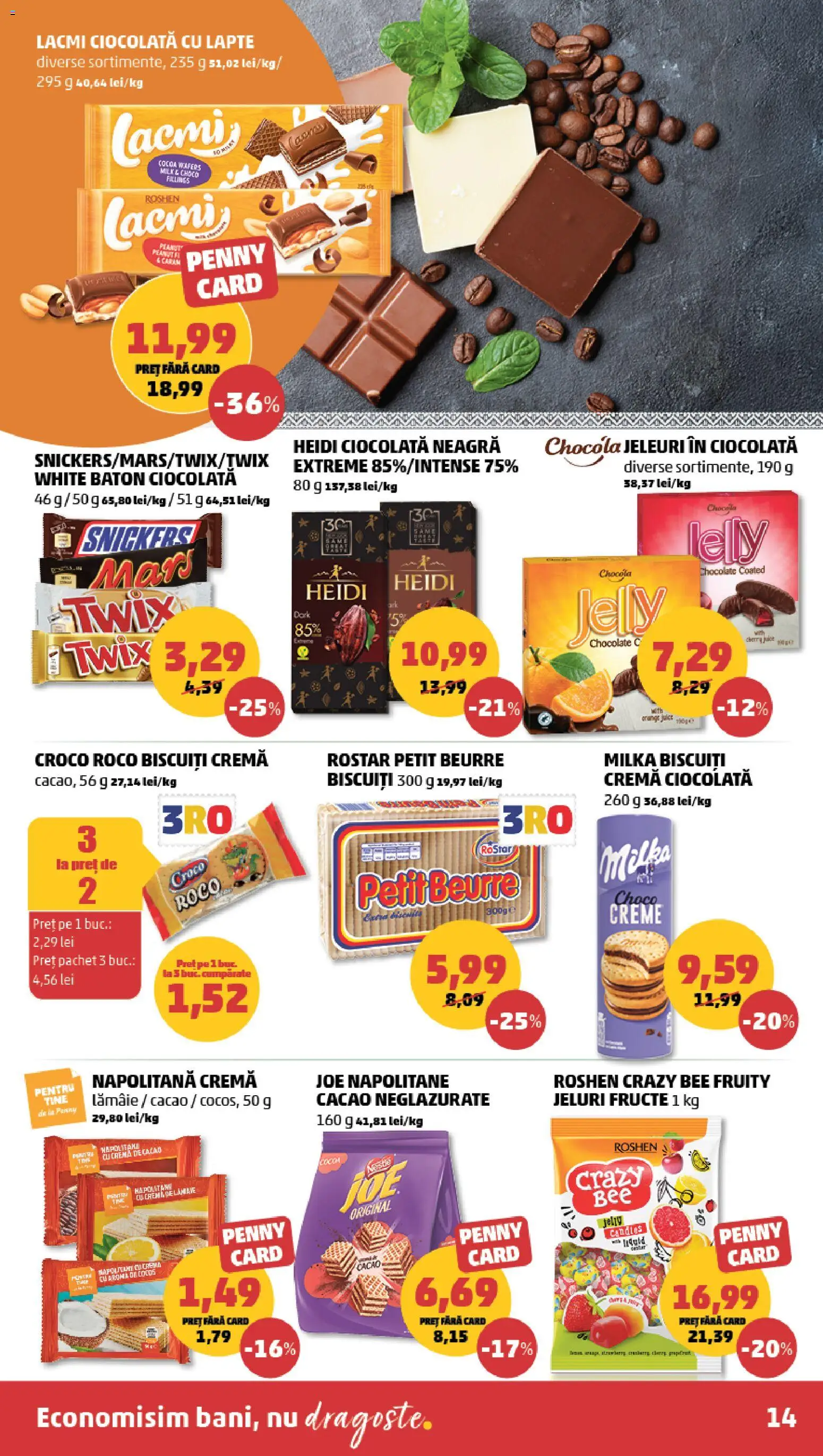 Noul catalog PENNY – valabil de la 19.08.2026 | Pagină: 14 | Produse: Lapte, Cremă, Ciocolată, Crema de cacao