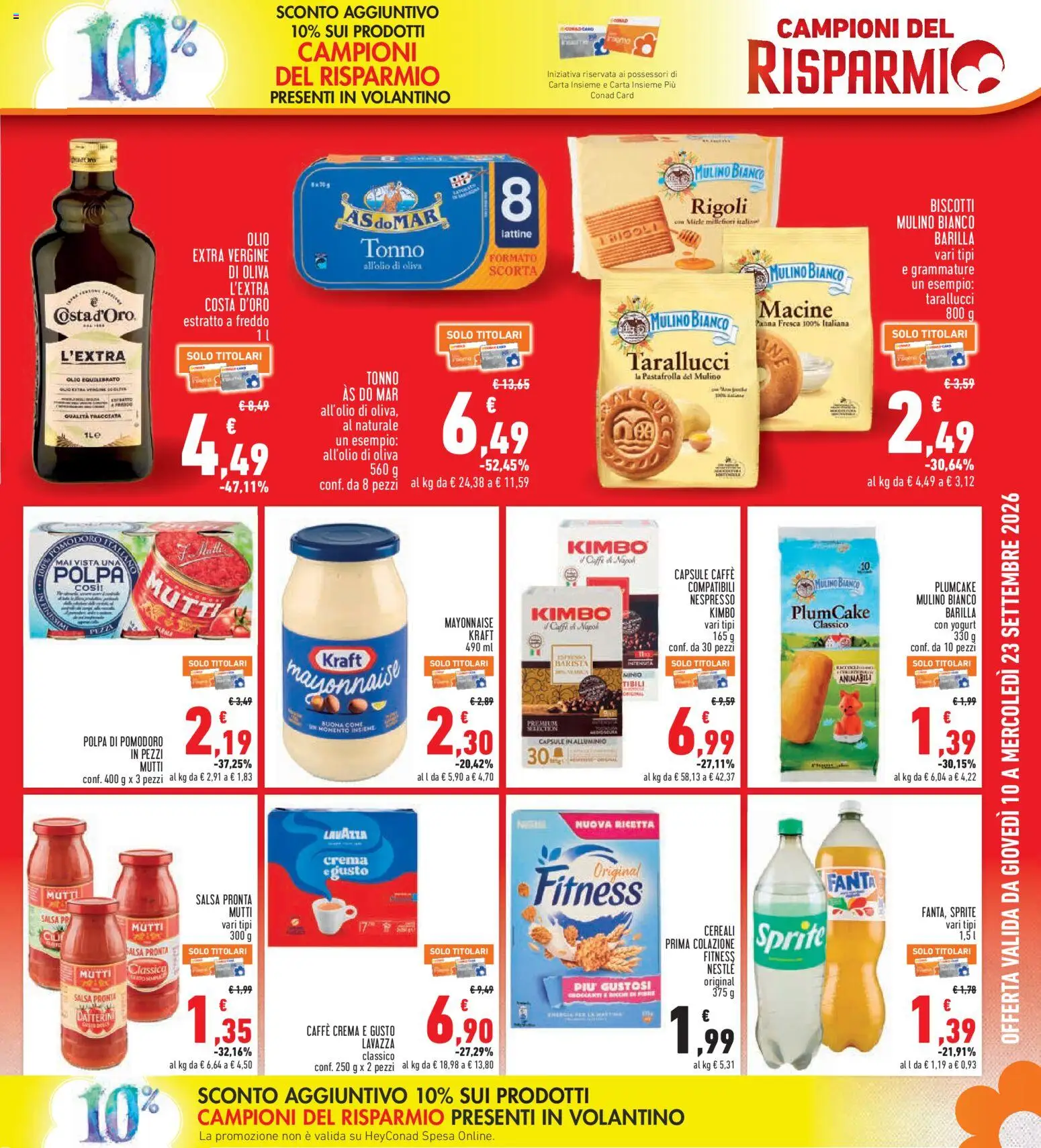 Volantino Conad del 10/09/2026 | Pagina: 3