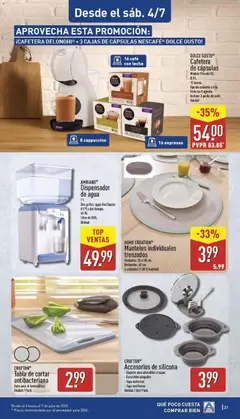 Vista previa DOLCE GUSTO® Cafetera de cápsulas, Modelo Piccolo XS. 0,8 L. 15 bares. Opción caliente o frío. Listo en 1 minuto. Incluye 3 packs de café. Unidad válido desde el 29/06/2026 | Página: 21