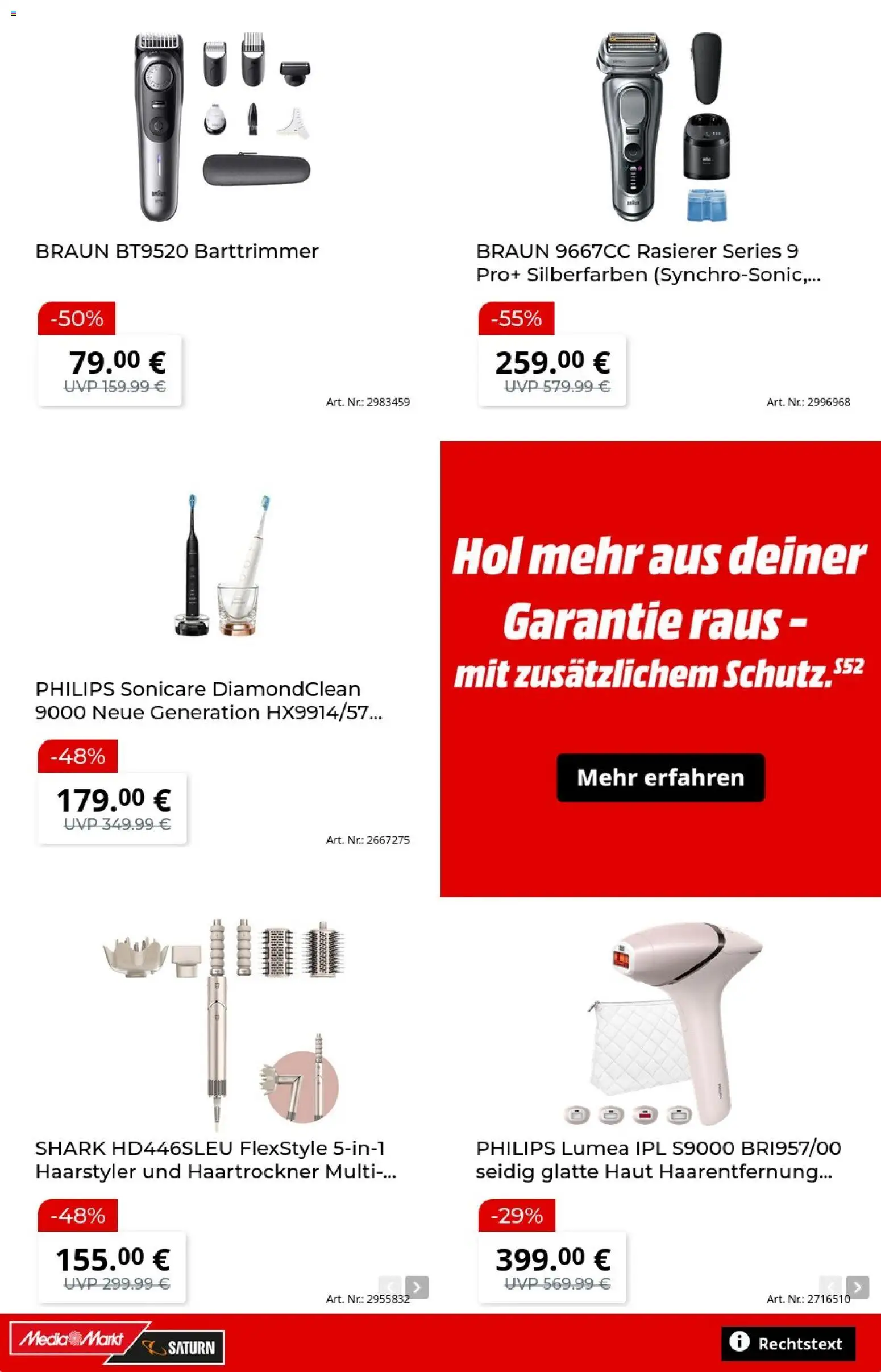 Media Markt Prospekt – gültig ab 20.07.2026 | Seite: 18 | Produkte: Philips, Rasierer, Haartrockner