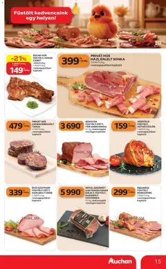 ROYAL GOURMET HAGYOMÁNYOSAN ÉRLELT, FÜSTÖLT, DARABOLT SZÍVSONKA, Hagyományosan érlelt, füstölt, darabolt szívsonka - amely érvényes a következő dátumtól: 2026.10.22. | Oldal: 15 | Termékek: Frikandó sonka, Hús, Sonka, Szívsonka