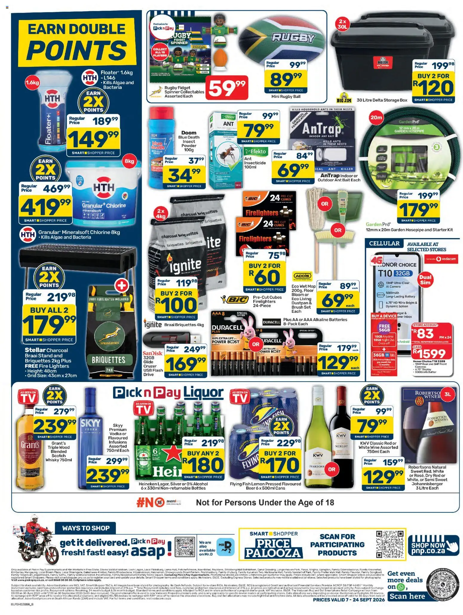 New Pick n Pay catalogue – valid from 07/09/2026 | Page: 8 | Products: Camera, USB, Powder, Stock