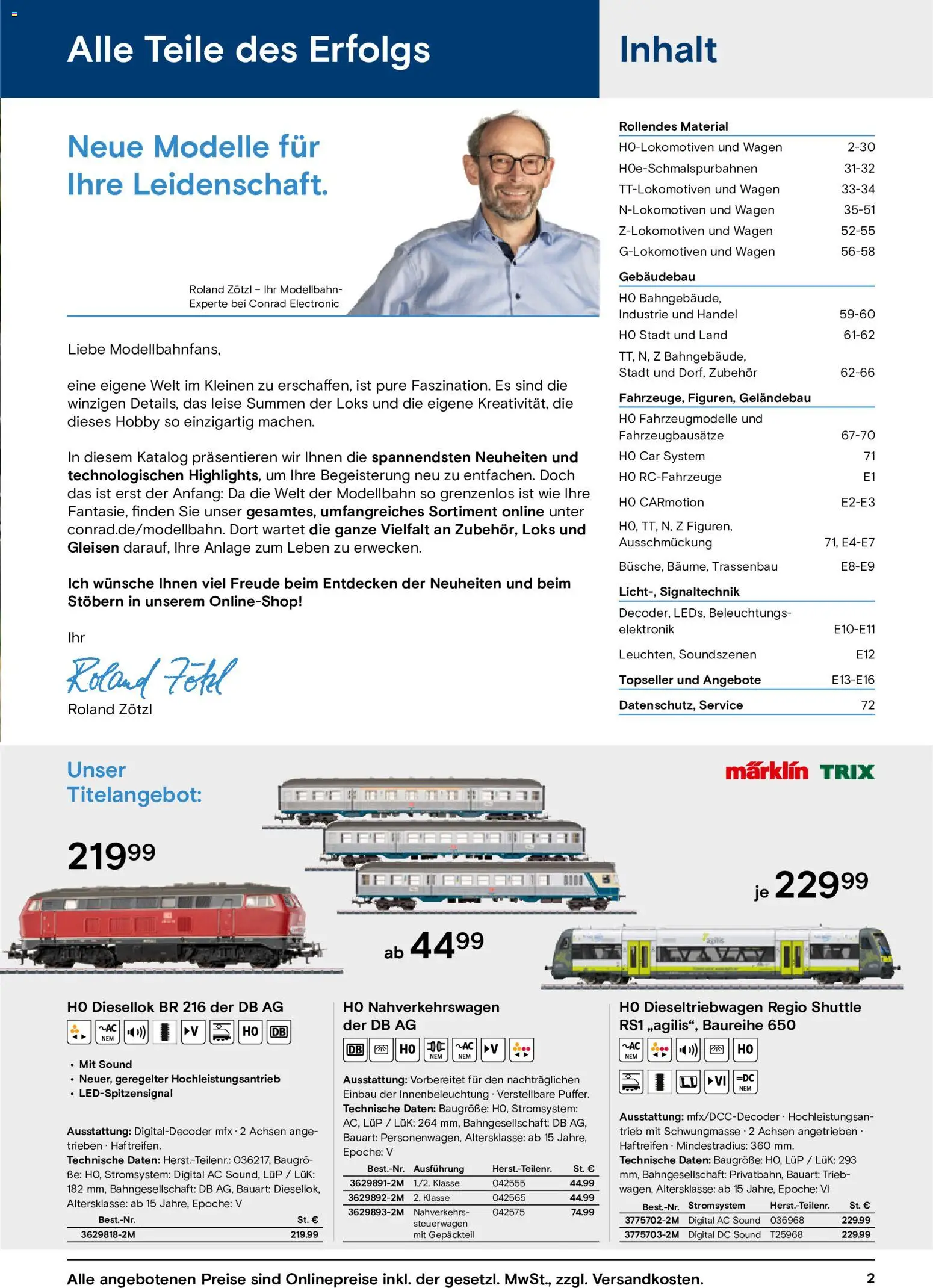 Conrad Modellbahn Katalog – gültig ab 07.09.2026 | Seite: 5