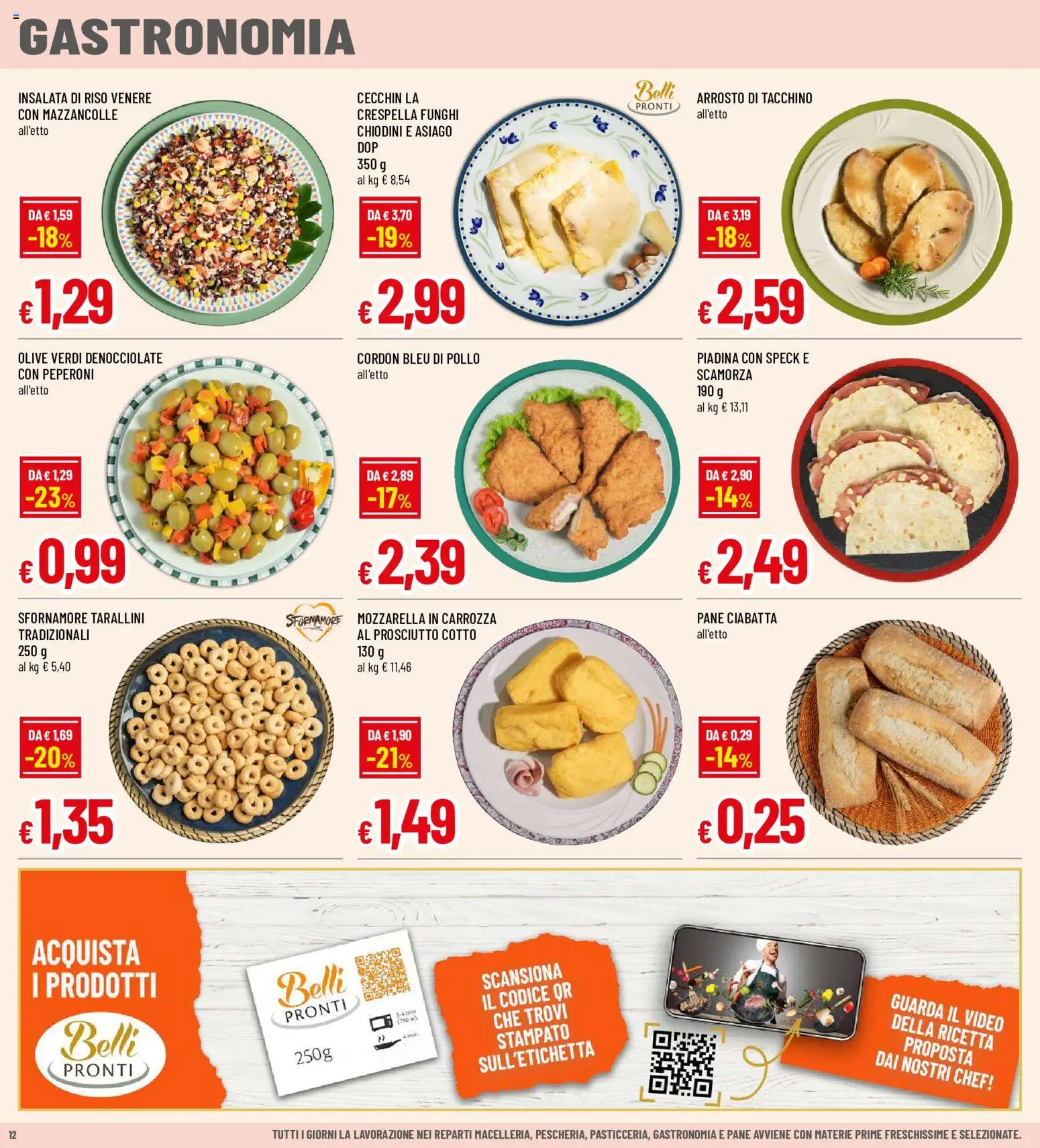 Volantino Galassia del 03/09/2026 | Pagina: 12 | Prodotti: Pollo, Peperoni, Insalata, Mazzancolle