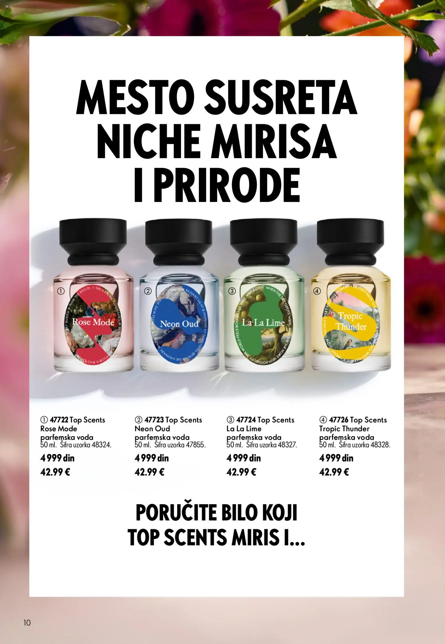 Oriflame katalog - važi od 05.08.2026 | Strana: 10 | Proizvode: Miris, Voda