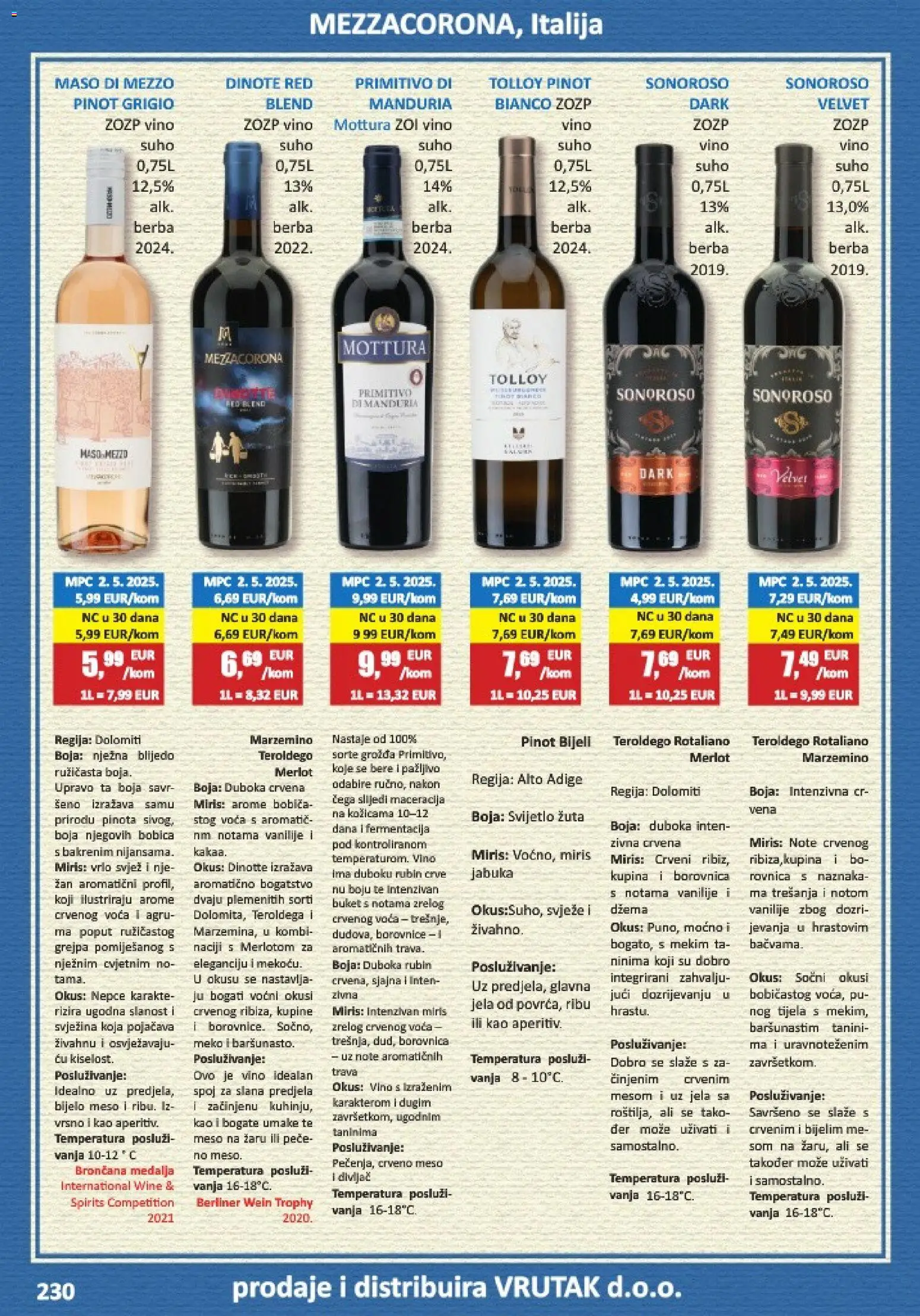 Vrutak katalog | vrijedi od 01.11.2025 | Stranica: 230 | Proizvodi: Miris, Voda, Borovnica, Jabuka