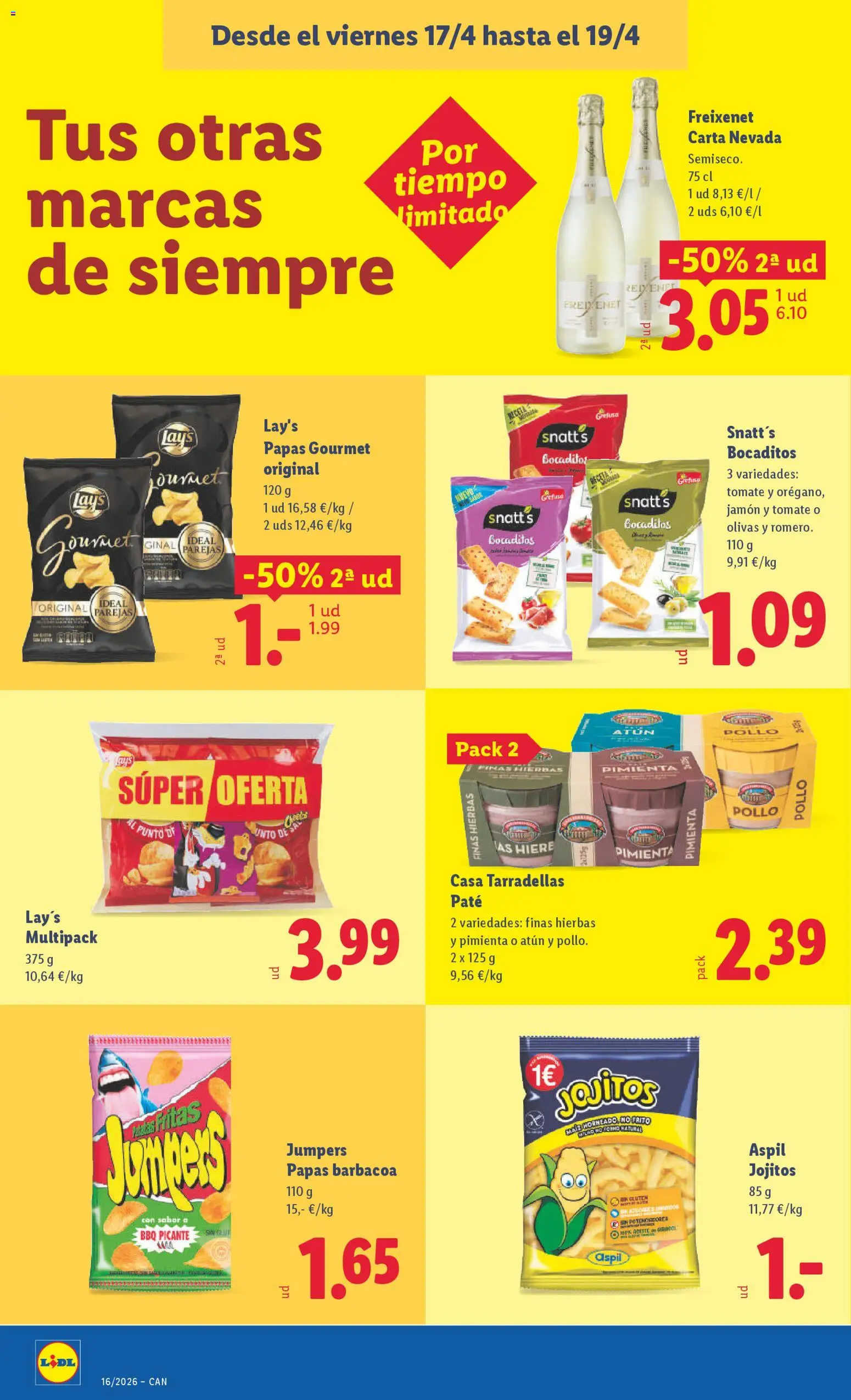 Lidl Canarias │ válido desde el 13.04.2026 | Página: 34 | Productos: Jamón, Paté, Barbacoa
