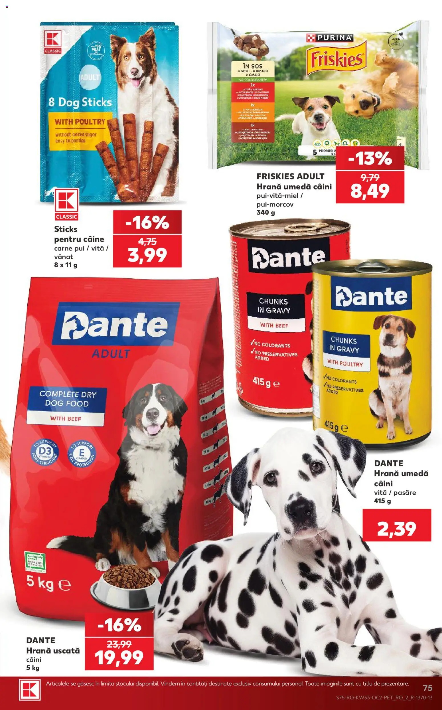 Noul catalog Kaufland – valabil de la 12.08.2026 | Pagină: 75 | Produse: Vită, Pui, Sos