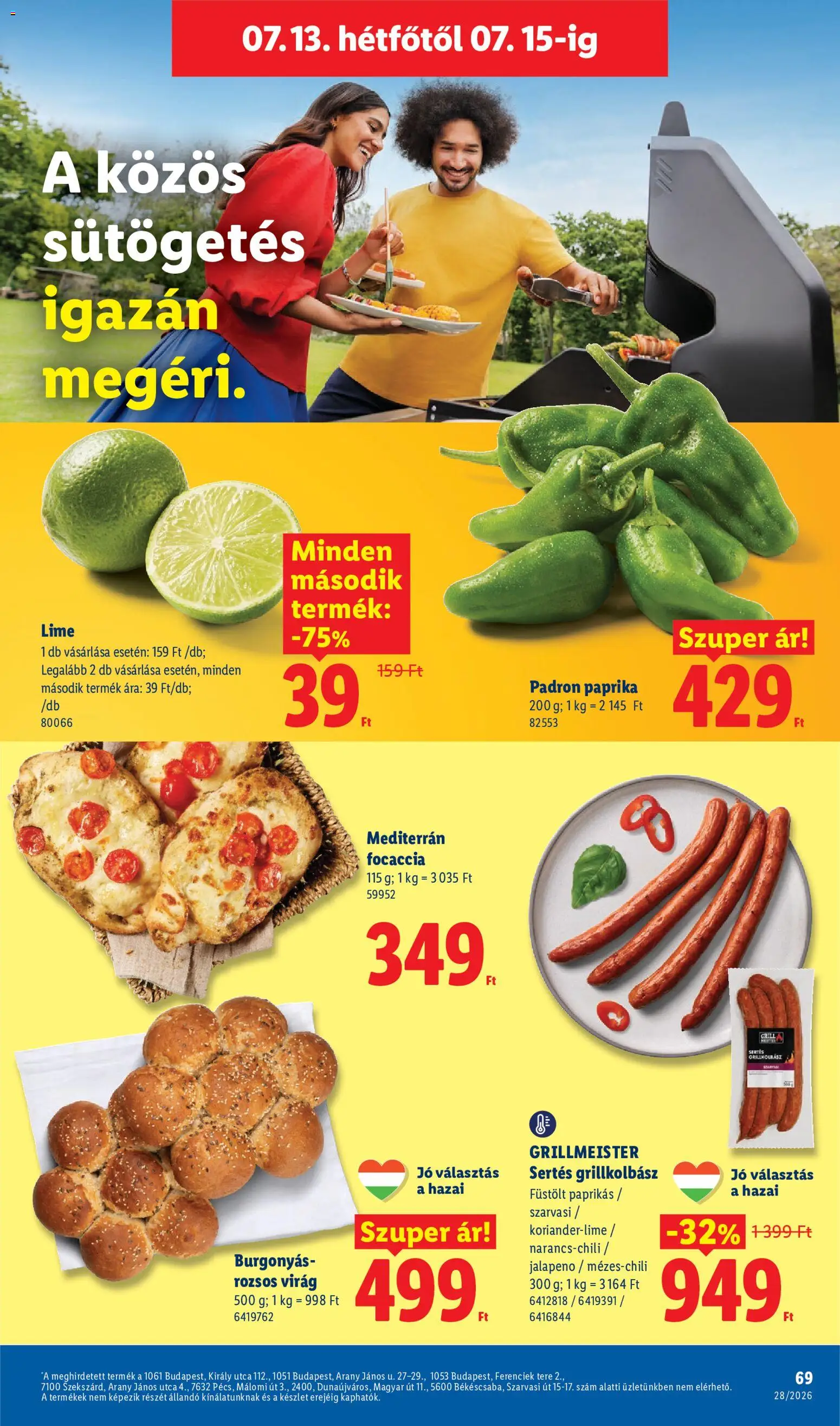 Lidl akciós ujság - amely érvényes a következő dátumtól: 2026.07.09. | Oldal: 69