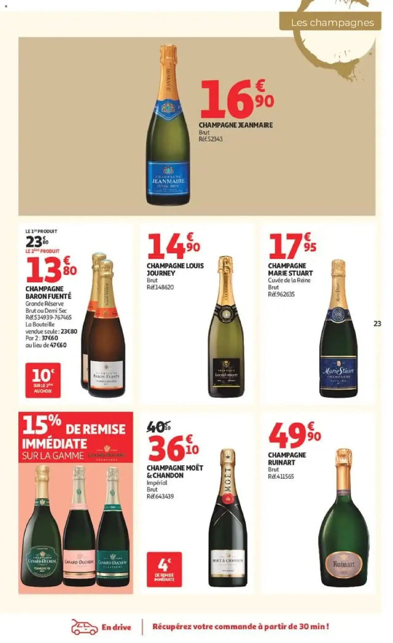 {H1} | Pagina: 23 | Producten: Moët, La, Champagne