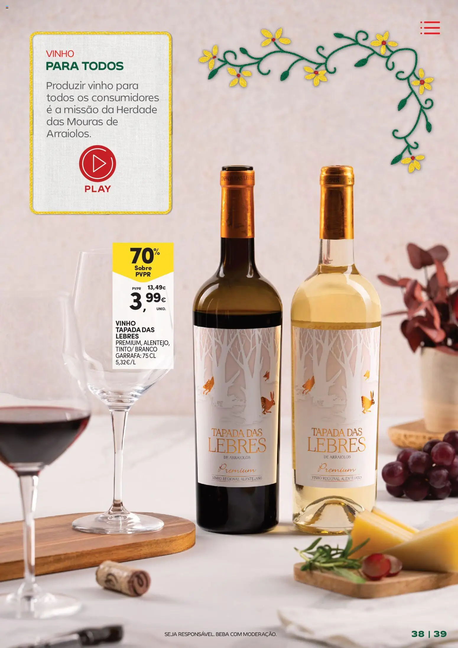 Continente - Frescura de Portugal Direto da origem │ válido de 05.05.2026 | Página: 39 | Produtos: Vinho