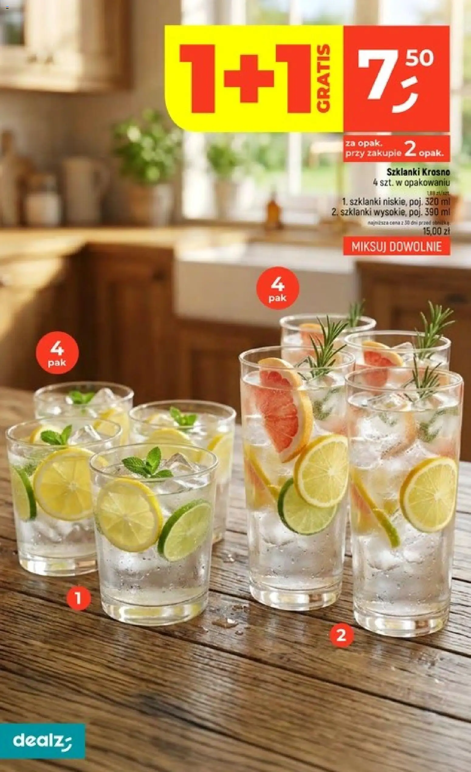 Dealz gazetka od 25.06.2026 | Strona: 38 | Produkty: Szklanki