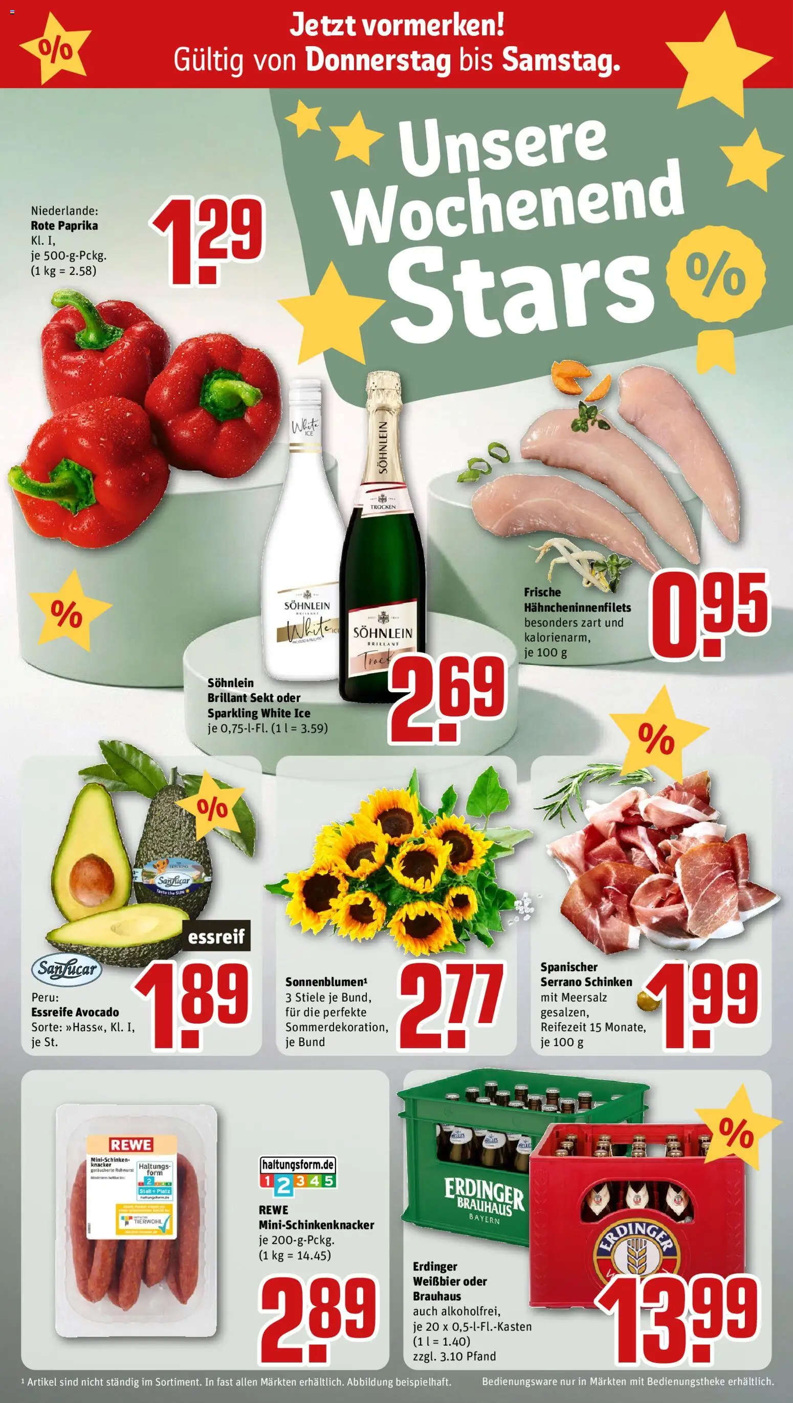 Rewe ihr Kaufpark Prospekt – gültig ab 20.07.2026 | Seite: 29 | Produkte: Erdinger, Avocado, Paprika, Serrano schinken