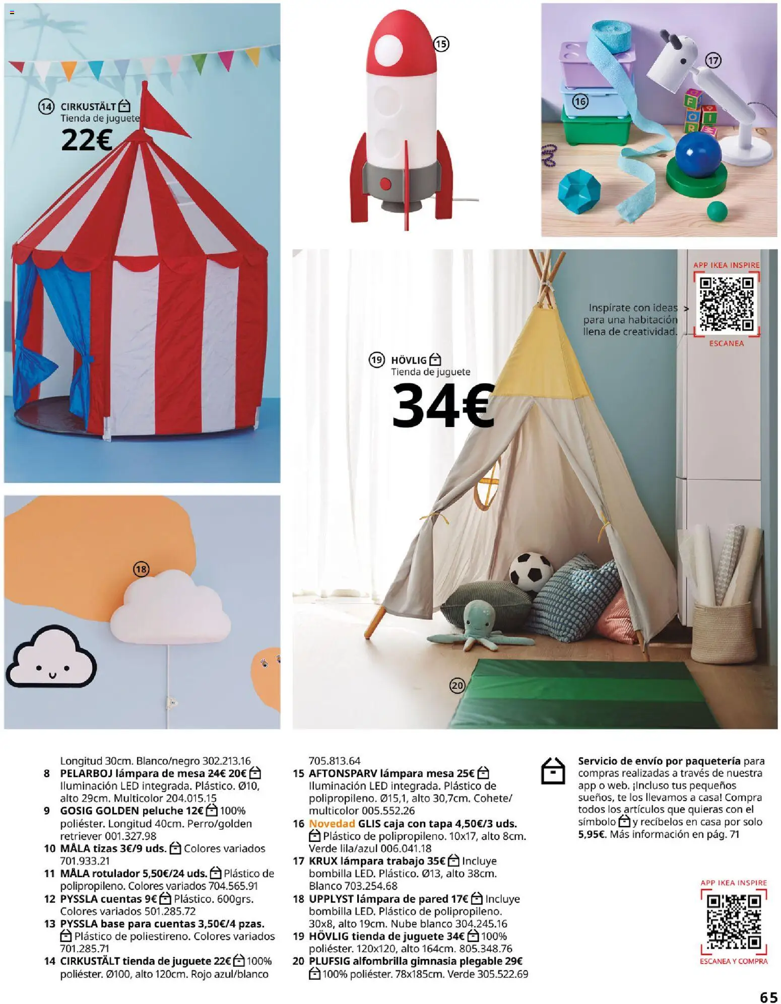 Catálogo IKEA Accesorios y decoración │ válido desde el 01/02/2026 | Página: 65 | Productos: Té, Bombilla, Mesa, Lámpara