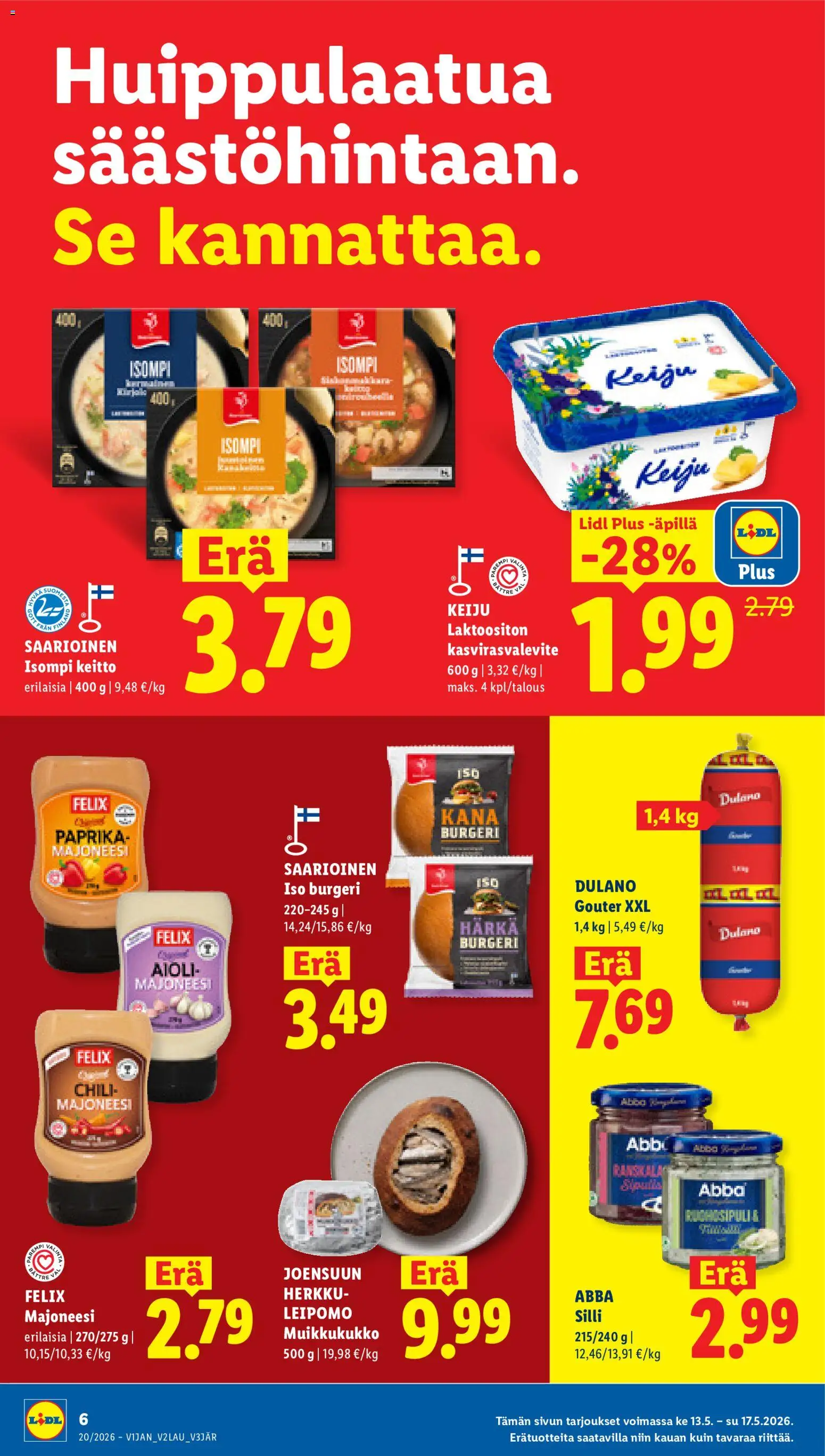 Lidl tarjoukset - Helsinki – voimassa 13.05.2026 alkaen | Sivu: 6