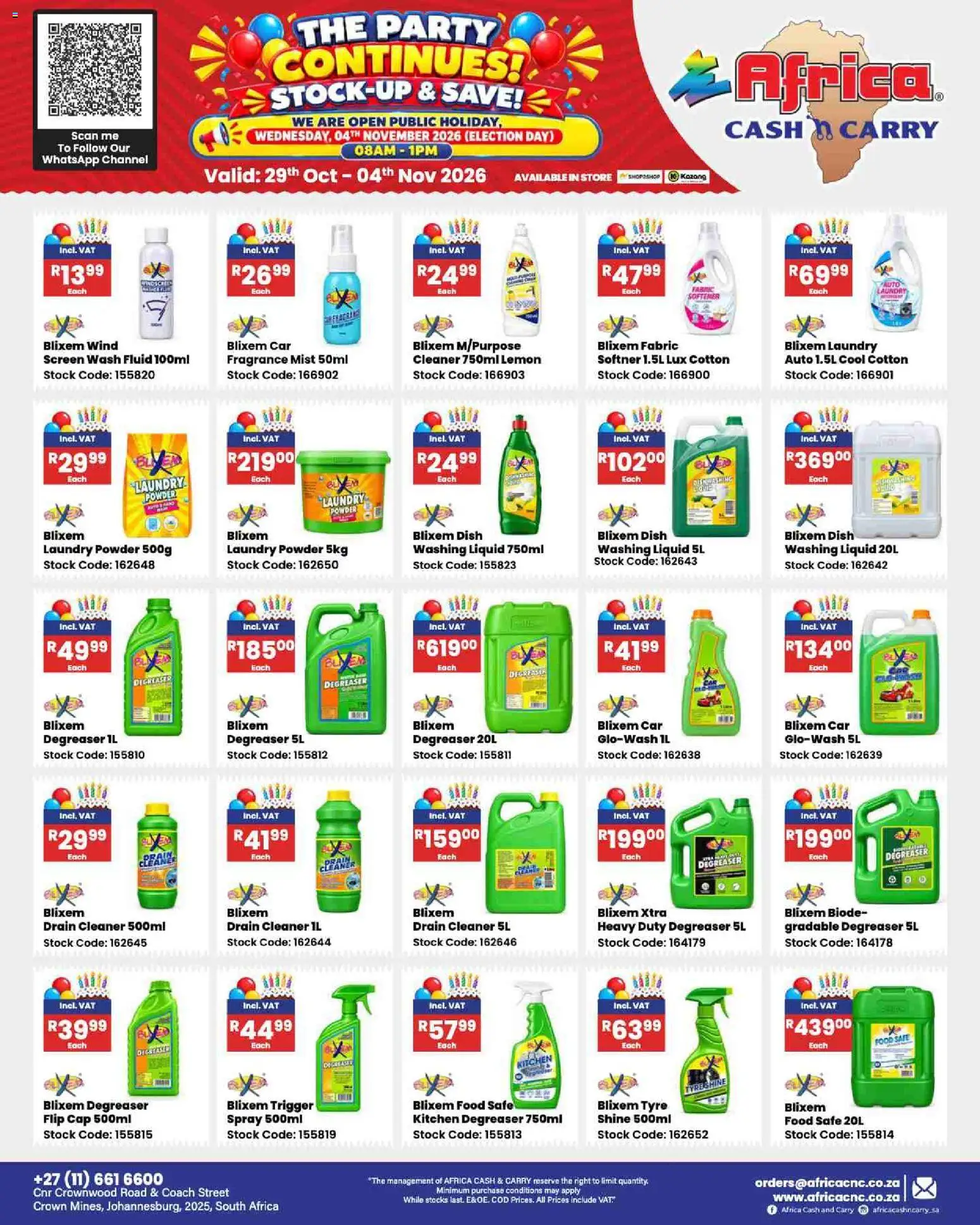 New Africa Cash & Carry catalogue – valid from 29/10/2026 | Page: 73