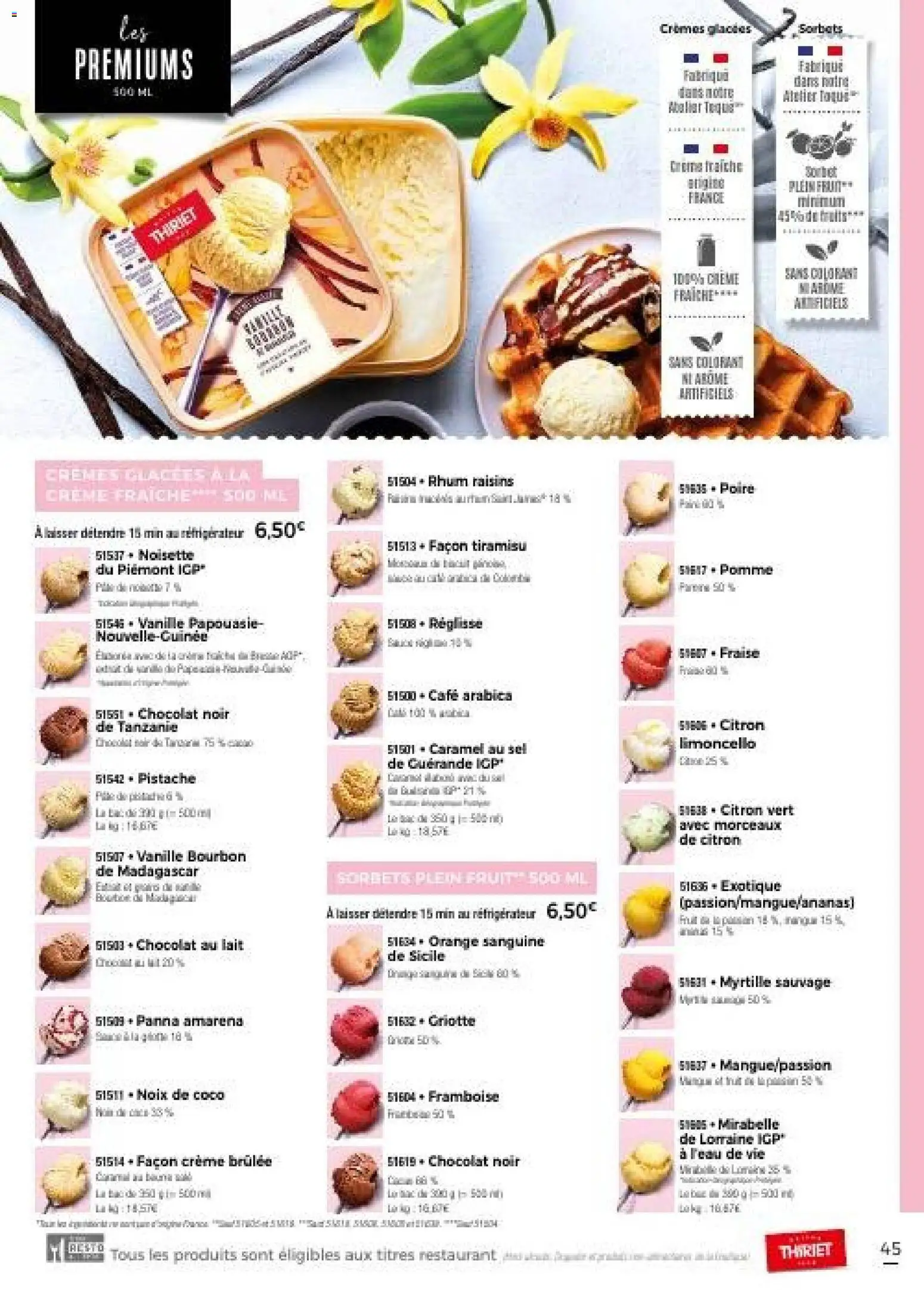 {H1} | Page: 48 | Produits: Fraise, Limoncello, Lait, Bourbon