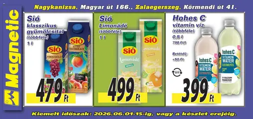 Magnetic Aktuális óriásplakátok - amely érvényes a következő dátumtól: 01.06.2026