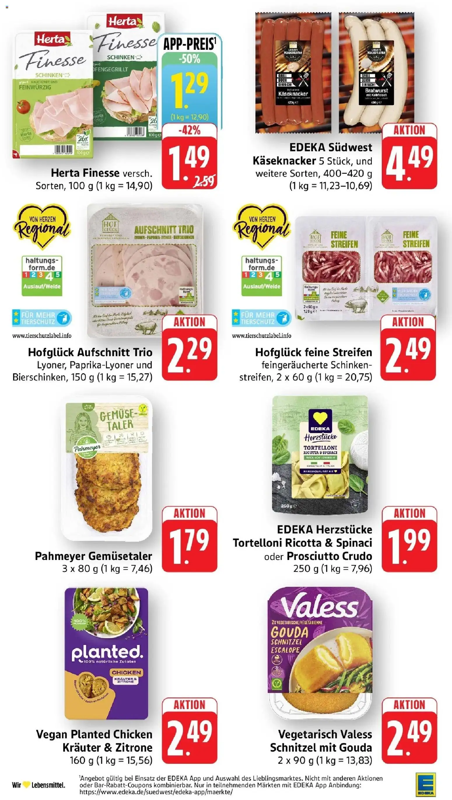Edeka Prospekt Karlsbad-Langensteinbach (ab 10.08.2026) » Angebote Online | Seite: 14 | Produkte: Bratwurst, Schnitzel, Zitrone, Schinken