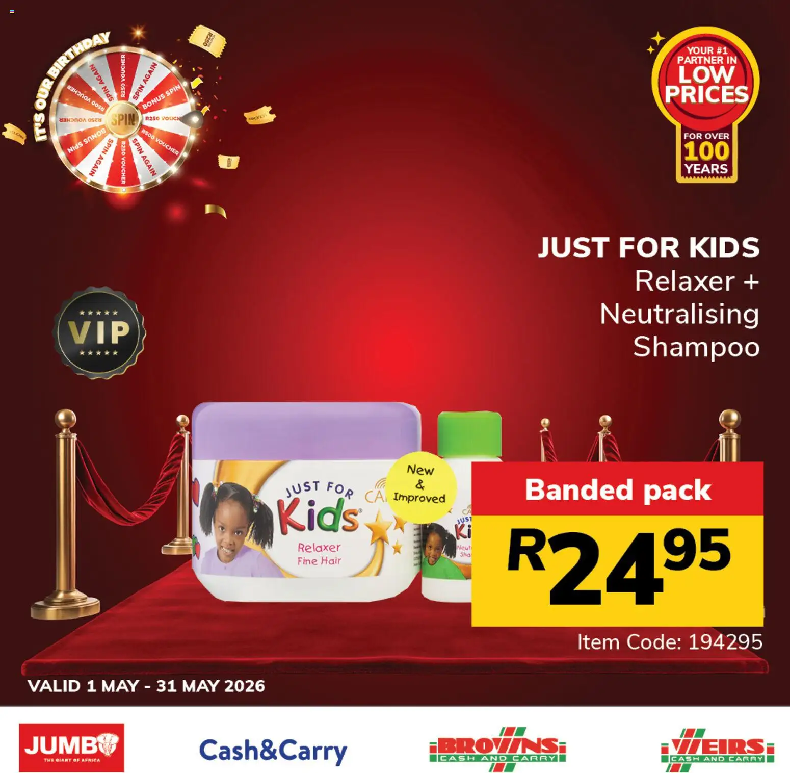 New Jumbo catalogue – valid from 01.05.2026 | Page: 5 | Products: Shampoo, Relaxer