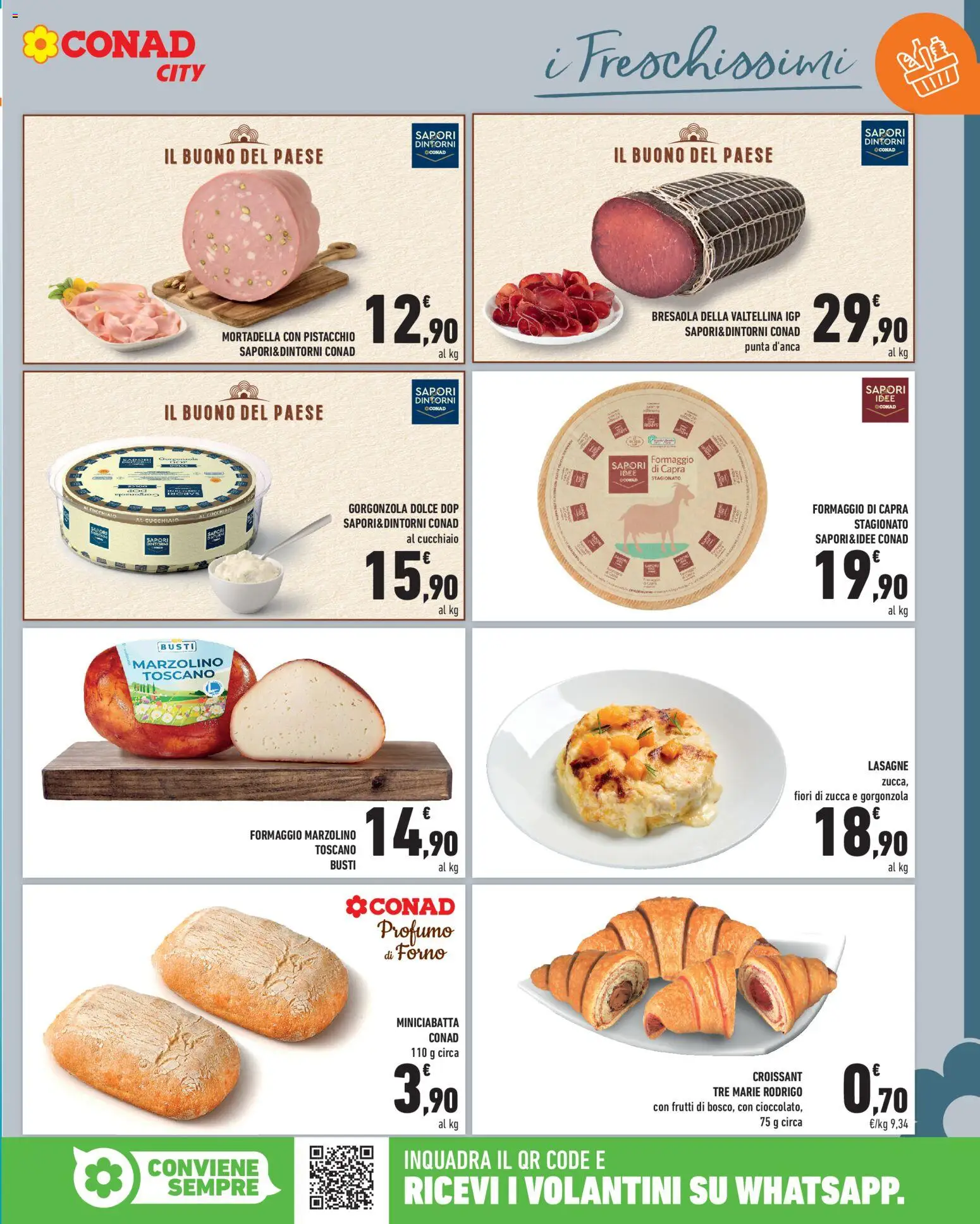 Volantino Conad del 16/10/2026 | Pagina: 5 | Prodotti: Pistacchio, Formaggio, Zucca, Profumo