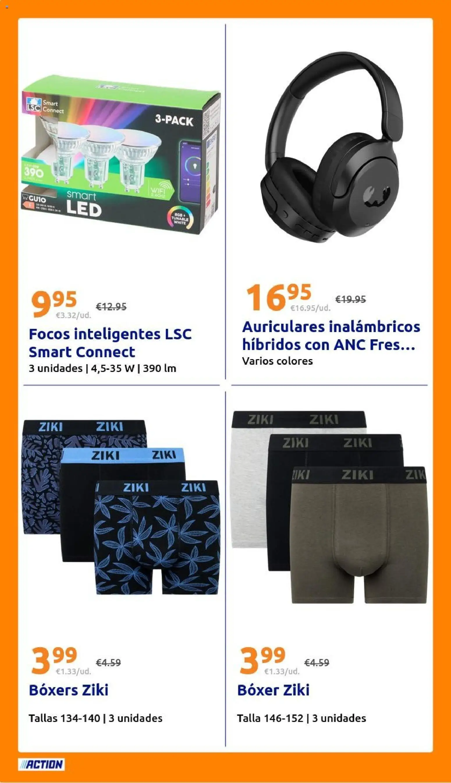 Action folleto │ válido desde el 14/10/2026 | Página: 28 | Productos: Boxers, Auriculares, Auriculares inalámbricos