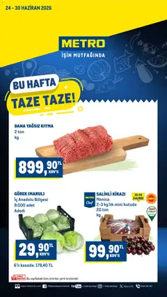24 Haziran 2026 tarihinden itibaren geçerli olan Metro kataloğu önizlemesi