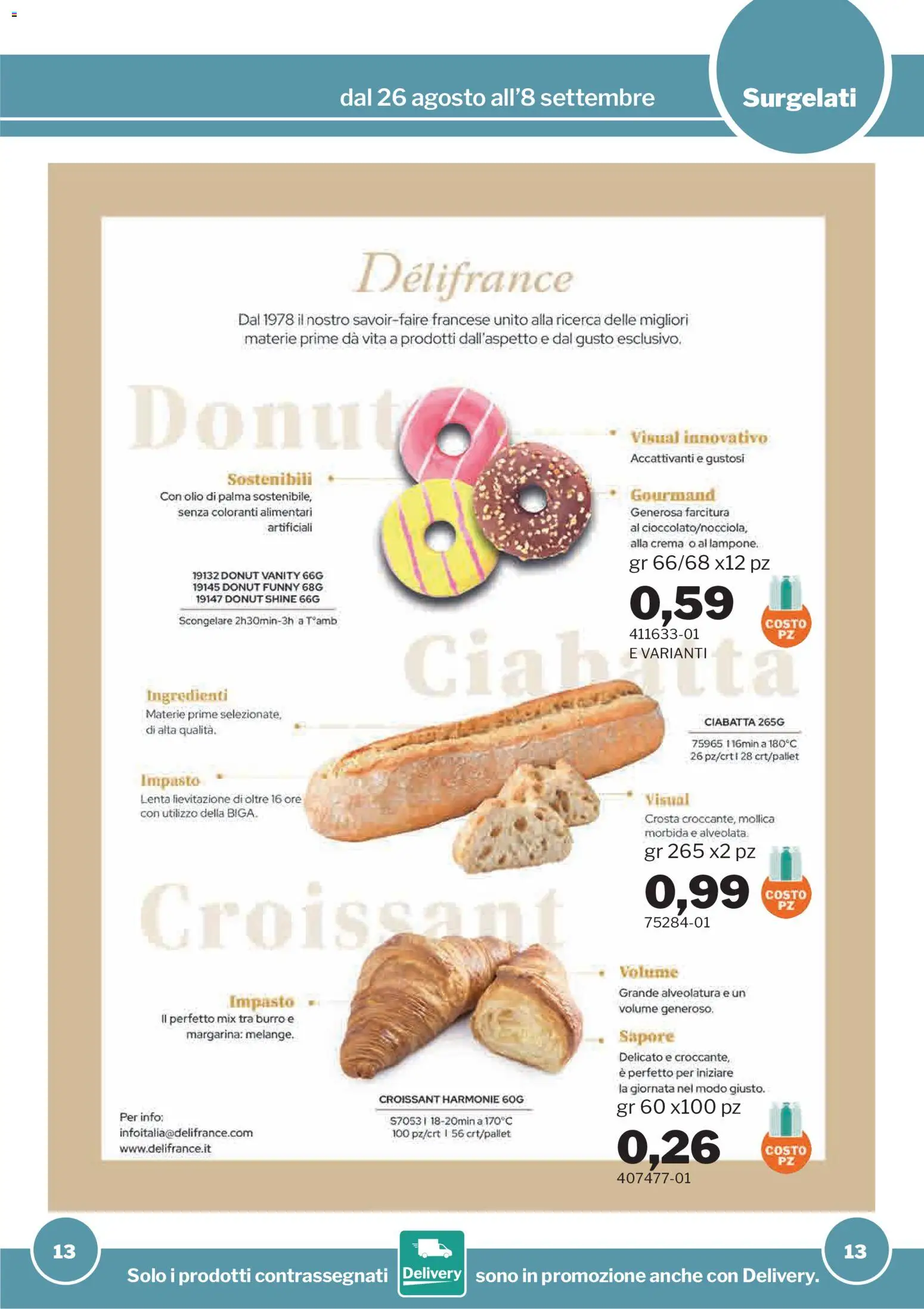 Volantino Sogegross del 26/08/2026 | Pagina: 13 | Prodotti: Crema, Impasto, Burro, Margarina
