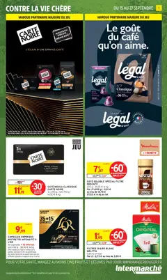 Intermarché - Prévisualisation de Intermarché - C'est notre anniversaire valide à partir de 15/09/2026 | Page: 11 | Produits: Filtre, Fruits, Café, Carte Noire