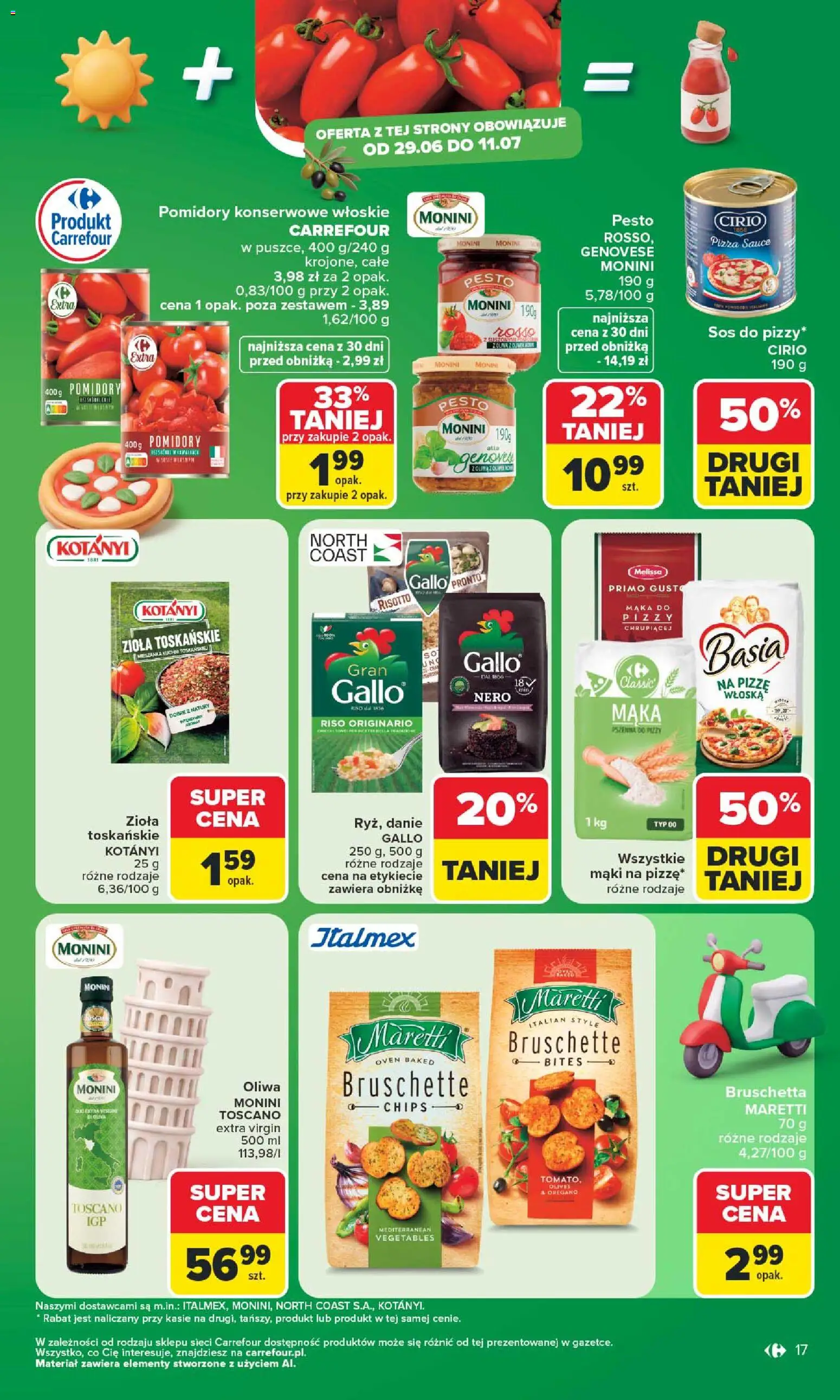 Carrefour gazetka od 29.06.2026 | Strona: 19 | Produkty: Sos do pizzy, Pesto, Pizza, Sos