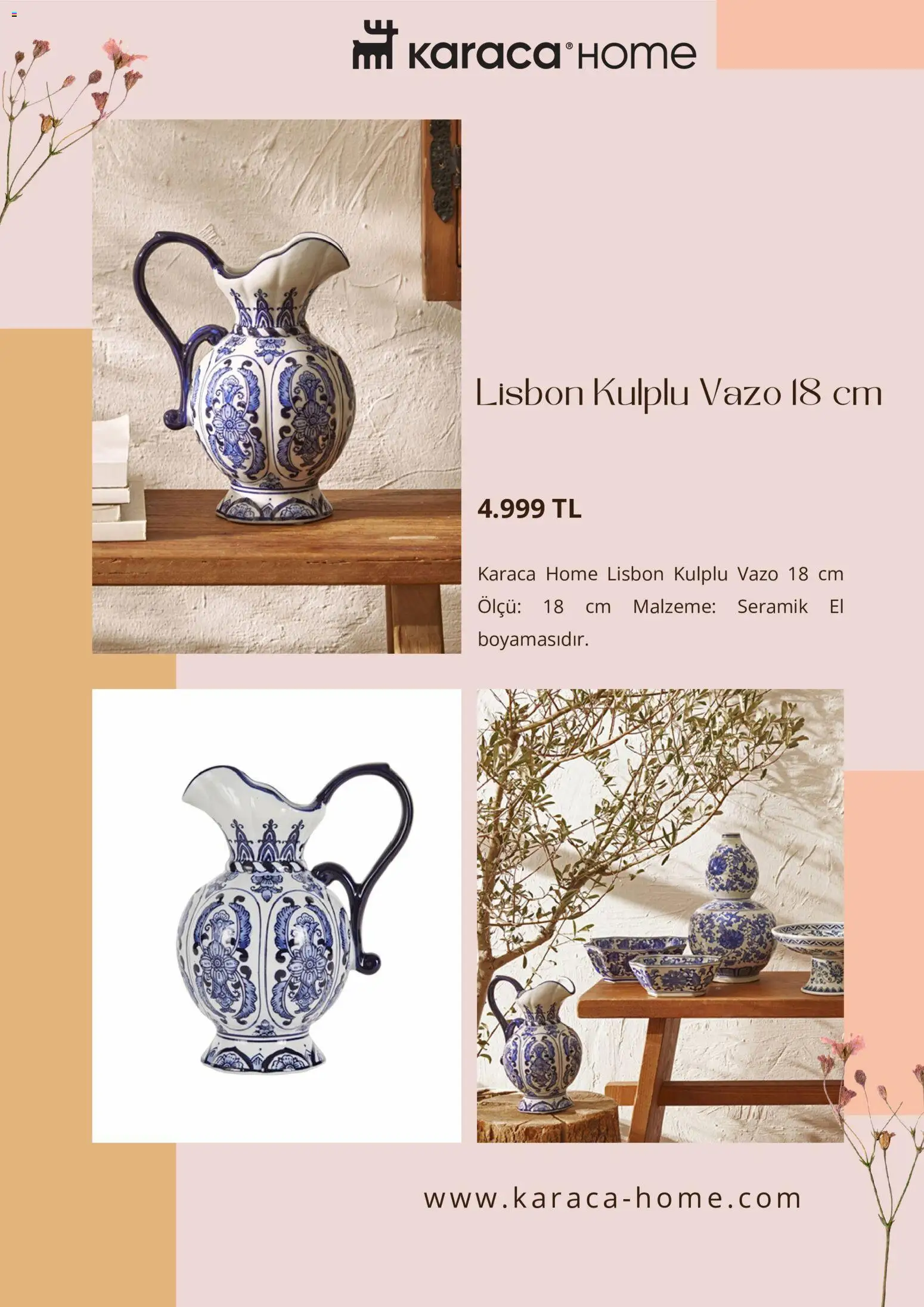 Karaca Home Katalog - 01 Ekim 2026 tarihinden itibaren geçerlidir | Sayfa: 4 | Ürünler: Vazo