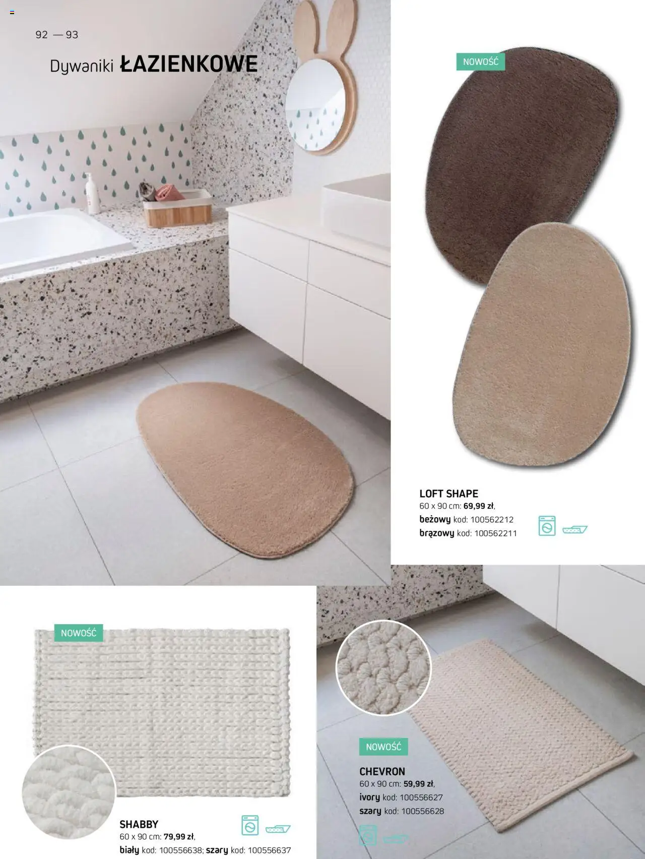 Komfort Gazetka - Katalog Dywanów od 15.10.2025 | Strona: 92 | Produkty: Dywaniki