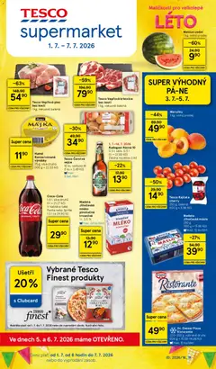Náhled letáku Tesco leták - Supermarket od 01.07.2026