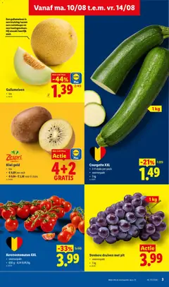 Donkere druiven met pit, voorverpakt - Voorbeeld van een folder van Lidl, geldig van 10/08/2026 | Pagina: 3
