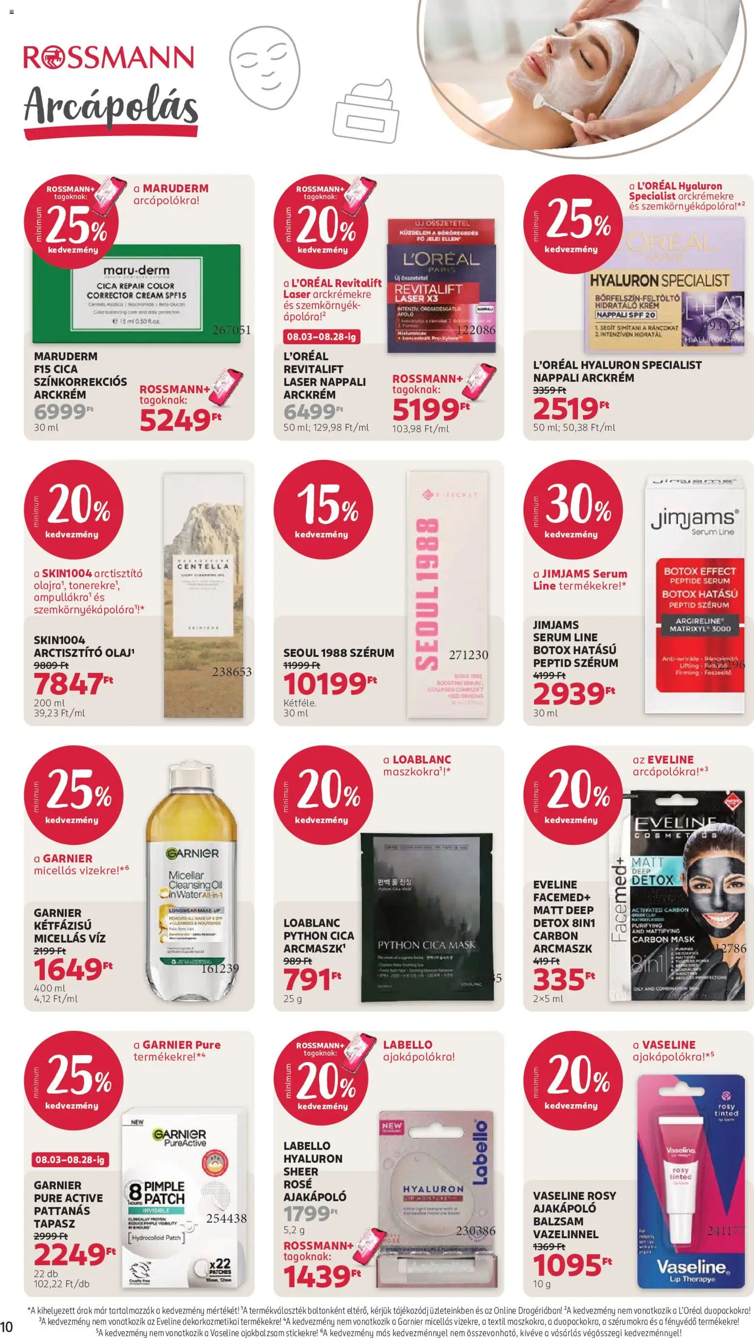 Rossmann akciós ujság - amely érvényes a következő dátumtól: 2026.08.17. | Oldal: 12 | Termékek: Püré, Tapasz, Rosé, Szérum